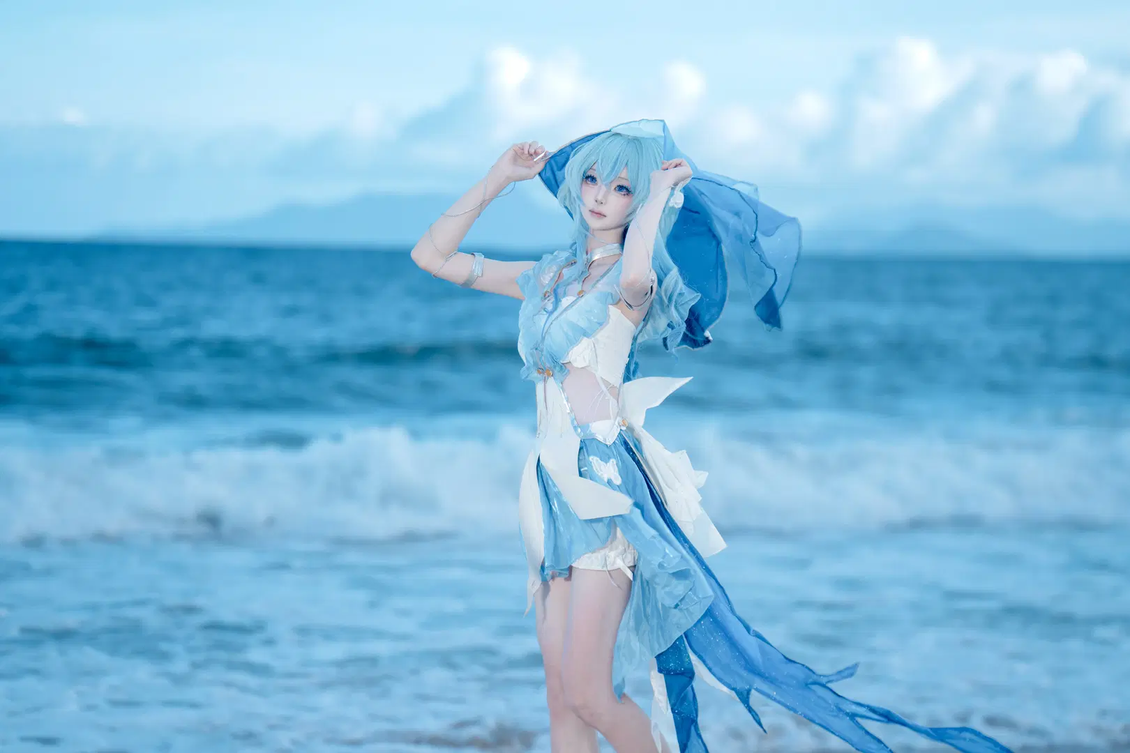 [The Shorekeeper cosplay] Wuthering Waves Coastal Breeze and Blue Tulle