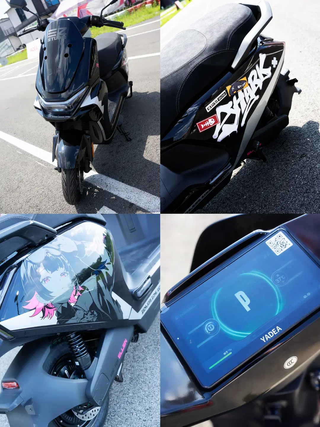 【千夏cos】打卡絕區零雅迪聯動，騎上白鯊二代逛新艾利都 - 灵白💕 - 第8張