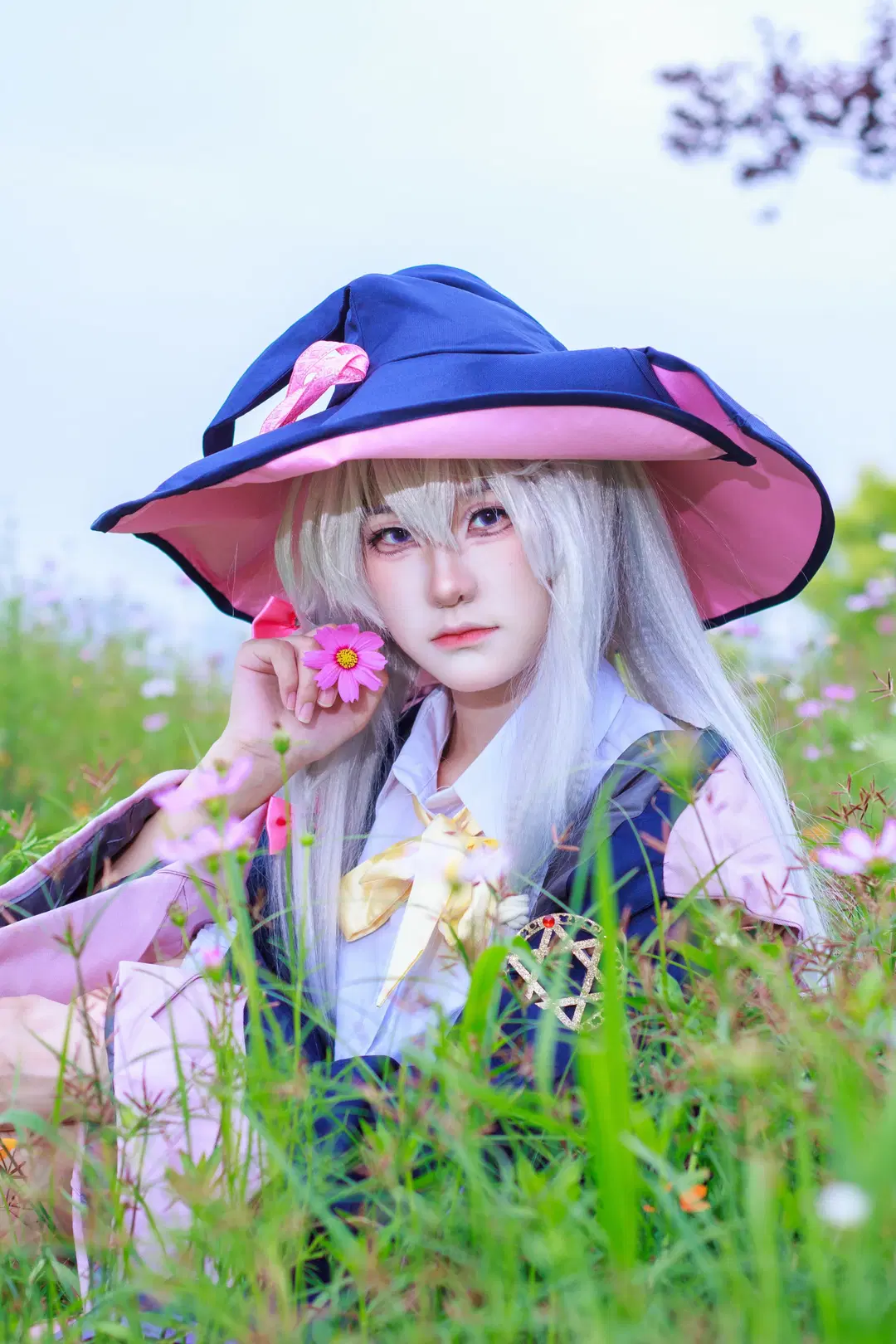 【伊蕾娜cos】魔女之旅的灰之魔女，在花海中迎來生日 - 浅夏忆雪 - 第2張
