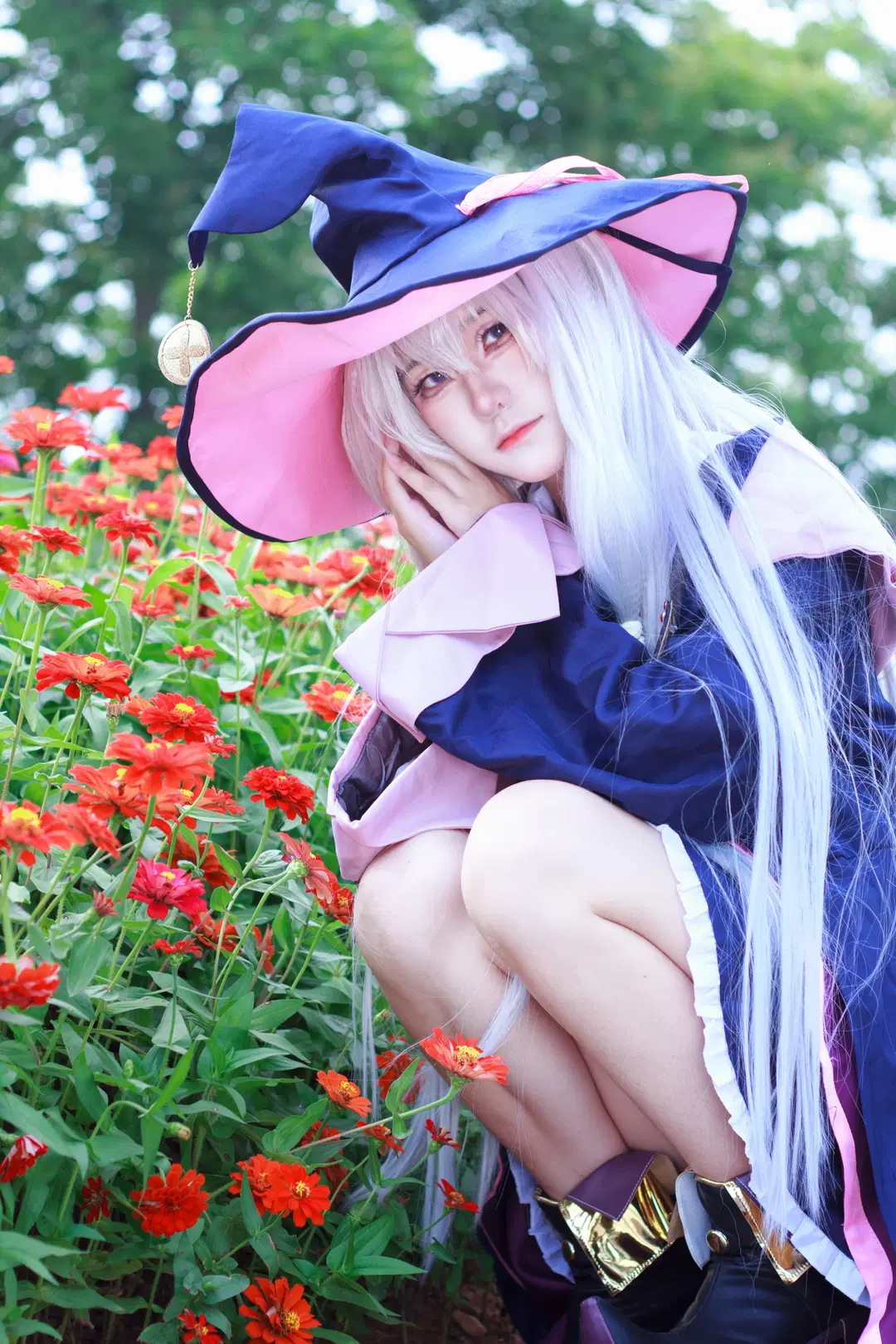 【伊蕾娜cos】魔女之旅的灰之魔女，在花海中迎來生日 - 浅夏忆雪 - 第3張