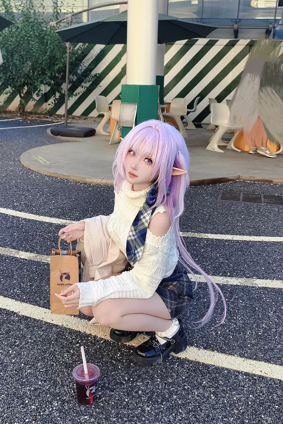 [Castorice cosplay] Honkai: Star Rail Luckin Coffee Collaboration Photoshoot Chronicle