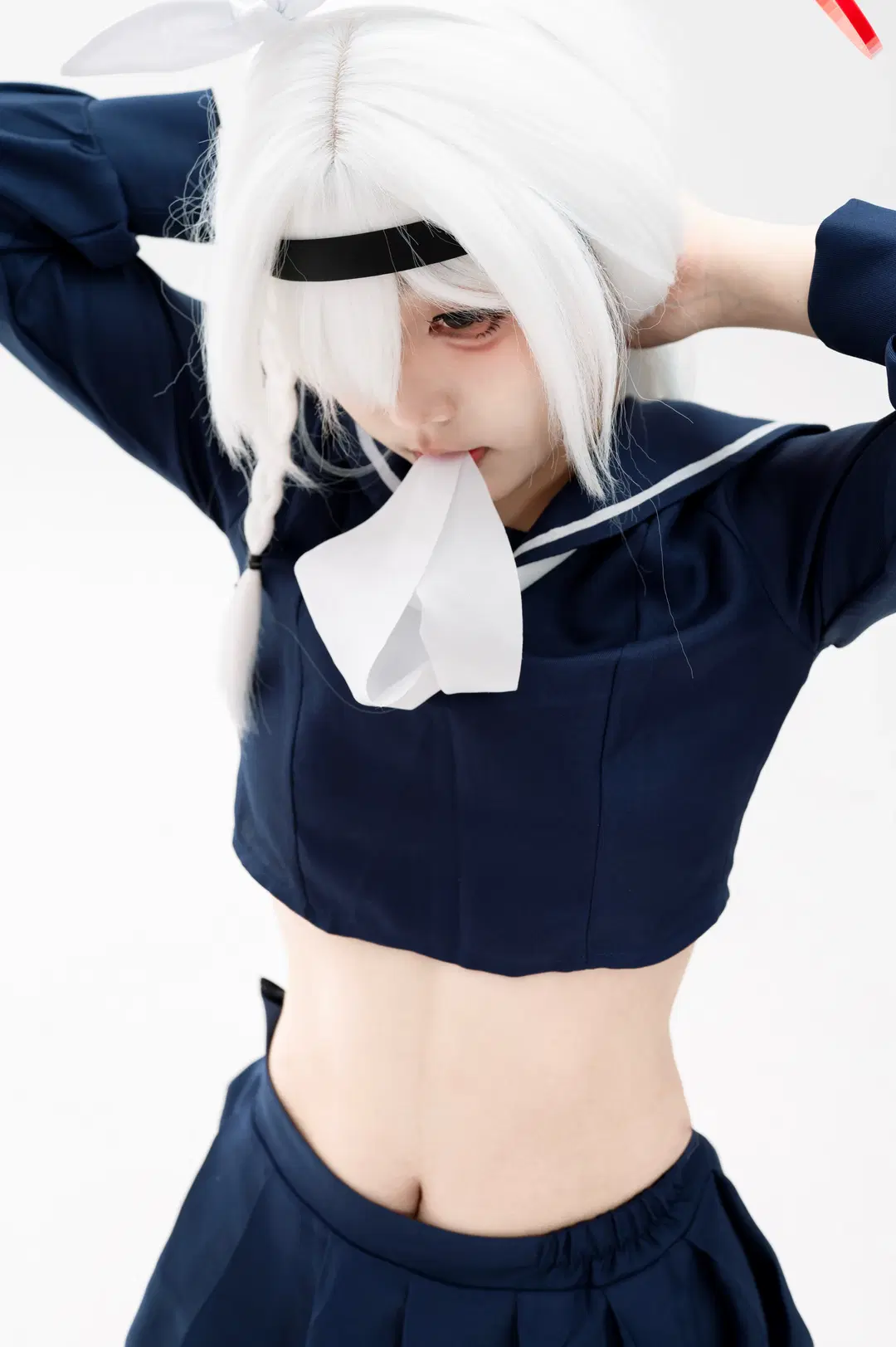 【普拉娜cos】蔚蓝档案的白棚拍摄记录 - 星亦如塵 - 第2张