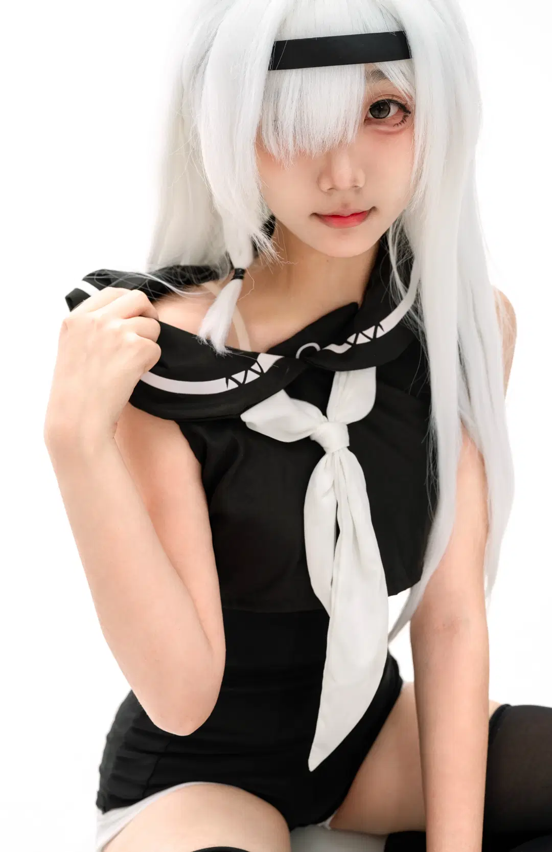 【Plana cosplay】Blue Archive White background photography: Sailor suit Daily Photoshoot by 星亦如塵 - Image 4