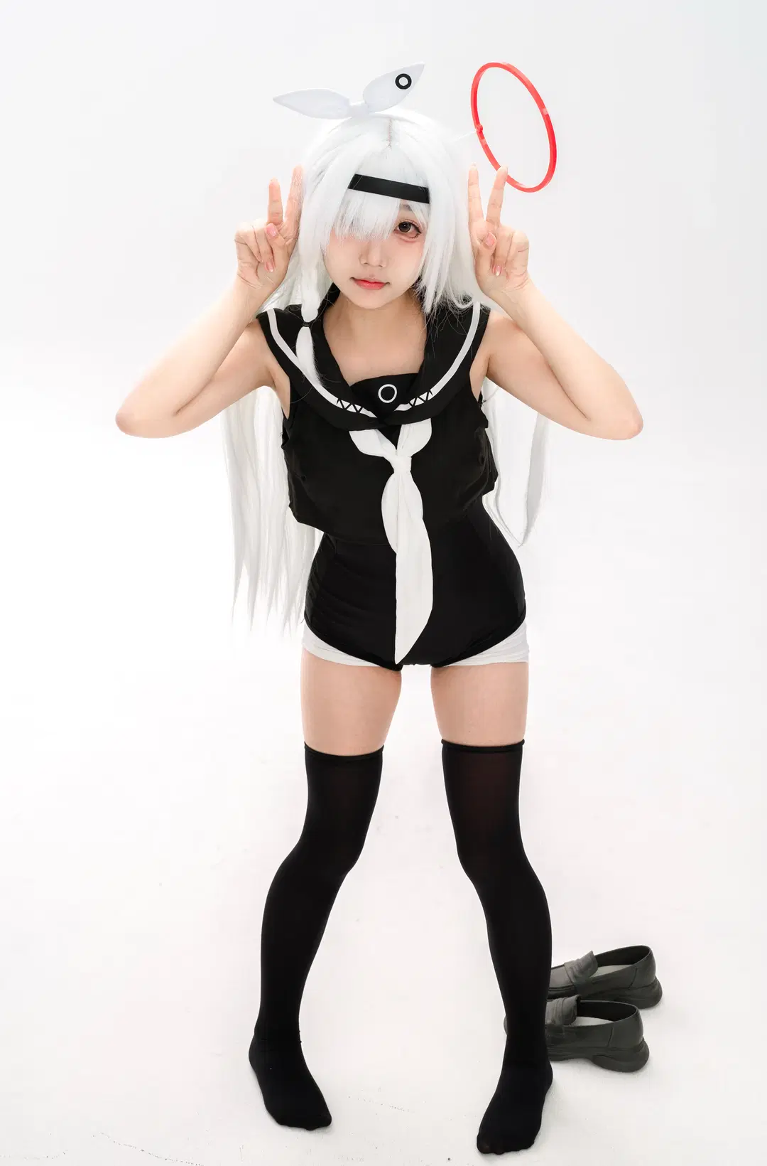 【Plana cosplay】Blue Archive White background photography: Sailor suit Daily Photoshoot by 星亦如塵 - Image 5
