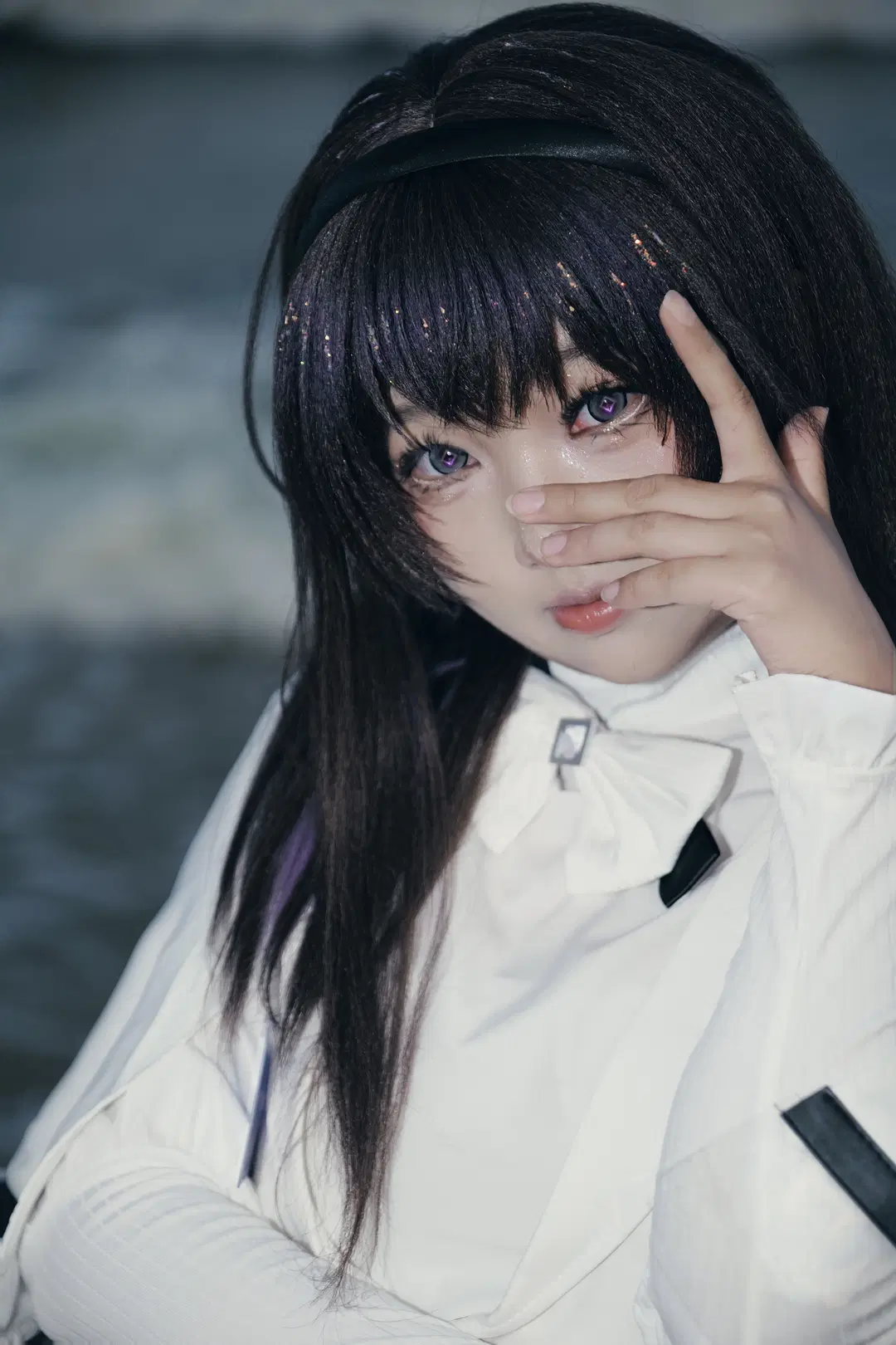 [Priestess cosplay] Arknights: Walking Upon Waters Under the Moon Concept Photography by 鹤汀Teiko - Image 3