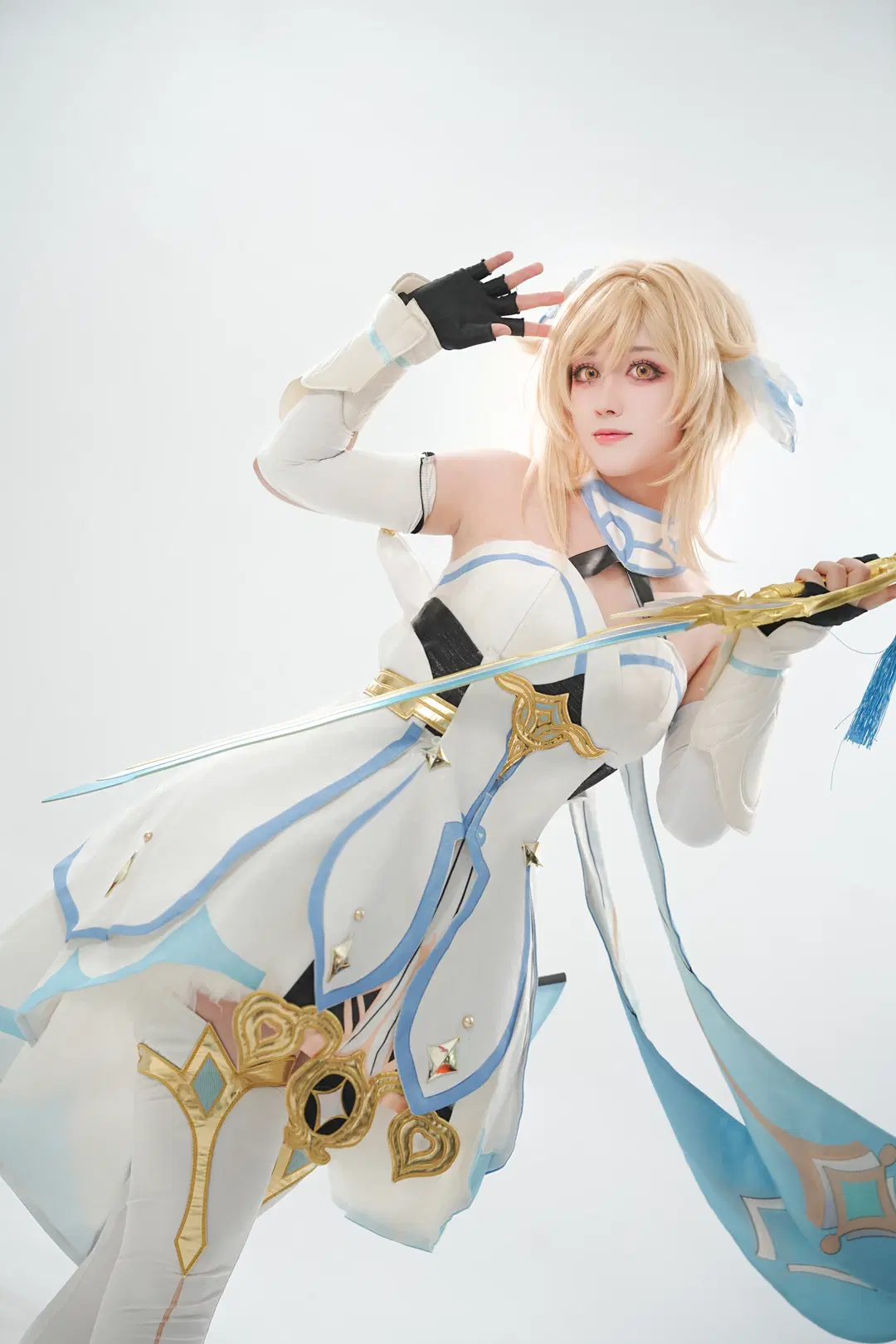 【蛍 コスプレ】『原神』旅人・蛍の剣士スタイル撮影シェア - 二莎莎 - 2枚目