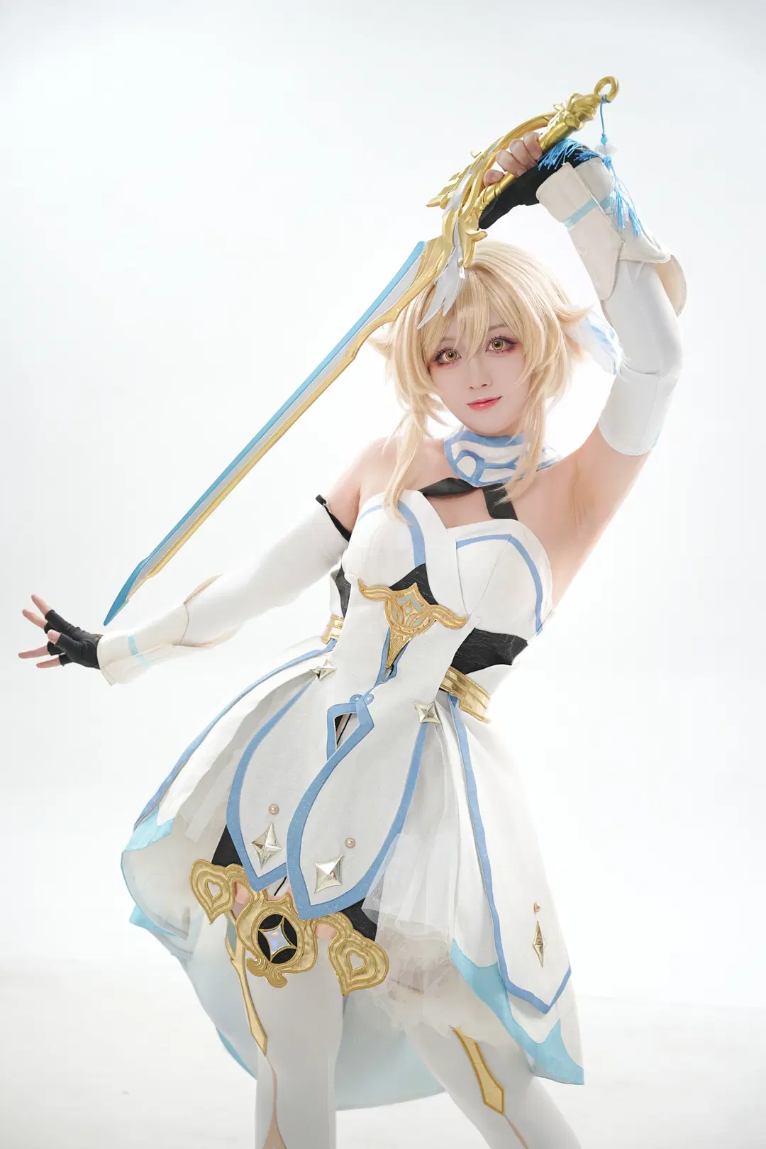 【蛍 コスプレ】『原神』旅人・蛍の剣士スタイル撮影シェア - 二莎莎 - 5枚目