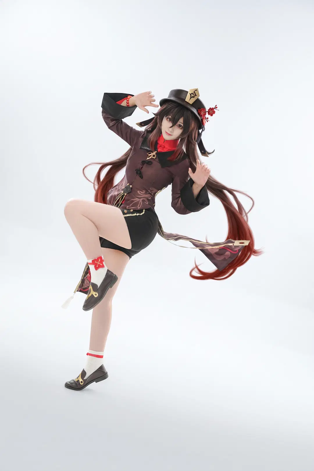 【胡桃cos】原神往生堂堂主，手持护摩之杖登场 - 二莎莎 - 第2张