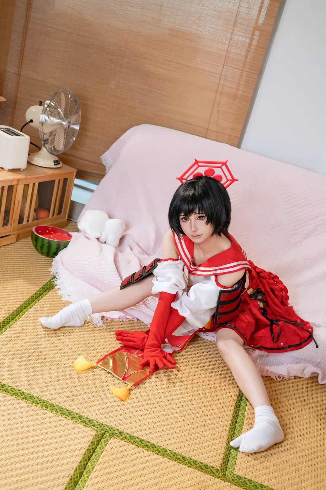 [Kasuga Tsubaki cosplay] Japanese Home-Style Ba Character Recreation by 小雨幺幺零 - Image 2