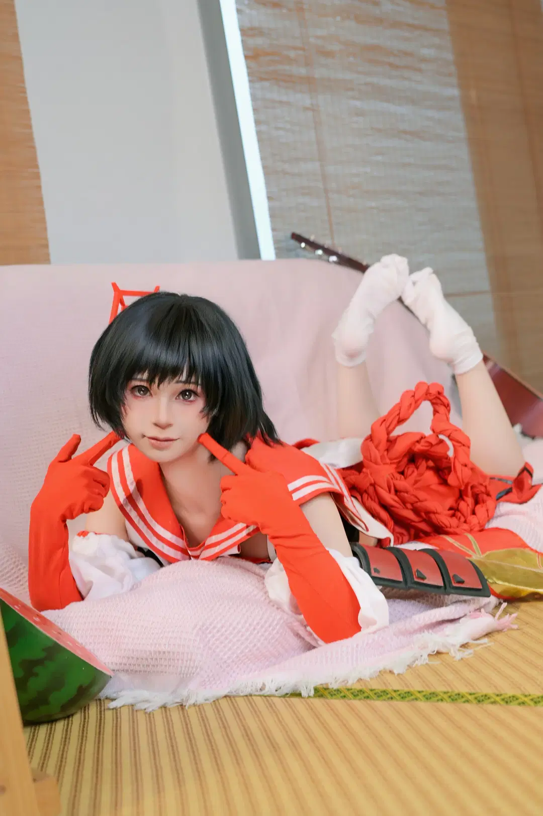 [Kasuga Tsubaki cosplay] Japanese Home-Style Ba Character Recreation