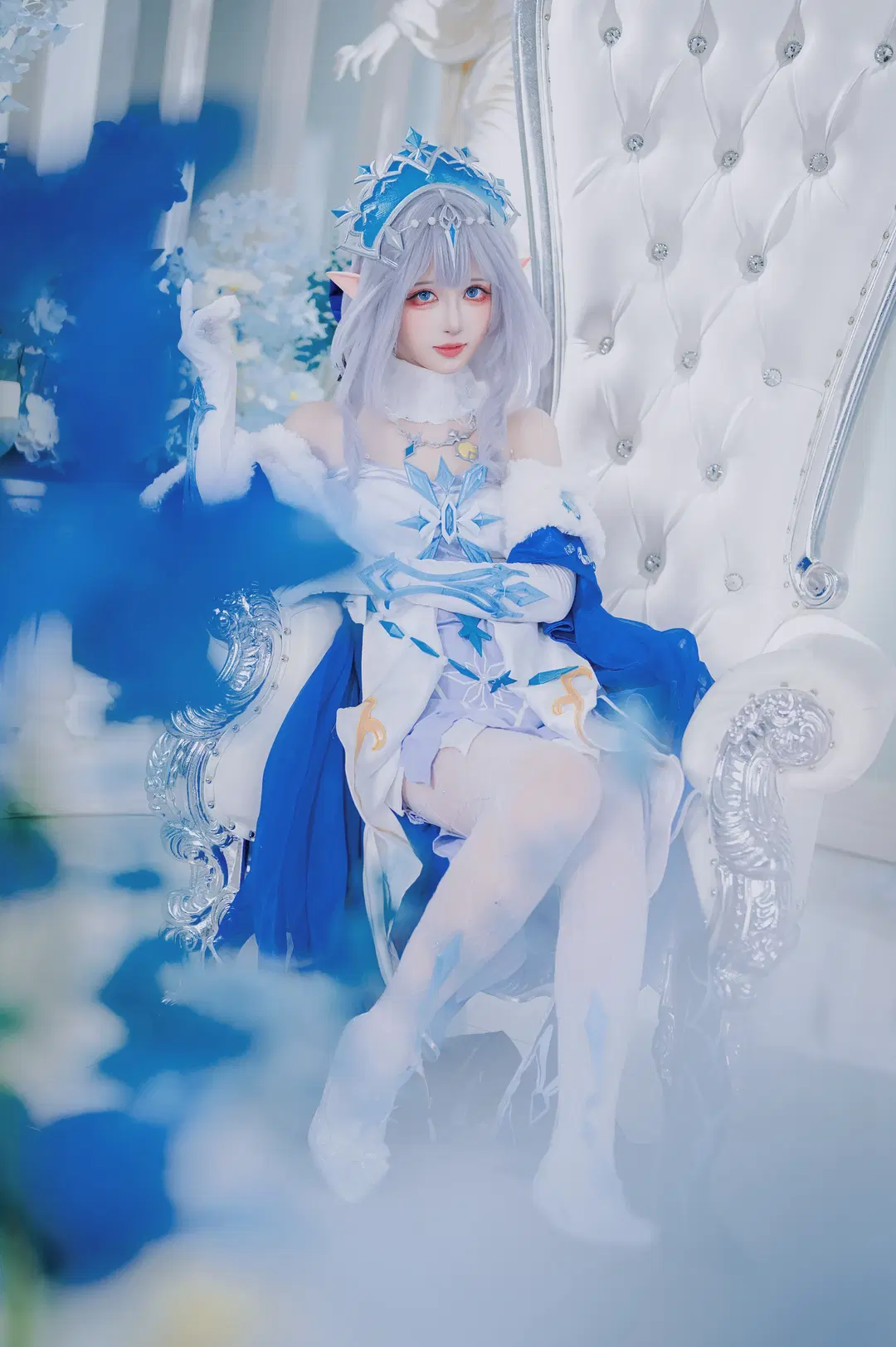 【安娜絲塔夏·費奧多羅夫娜·雪奈茨娜婭cos】原神至冬國冰之女皇 - 圣骑绯月 - 第7張