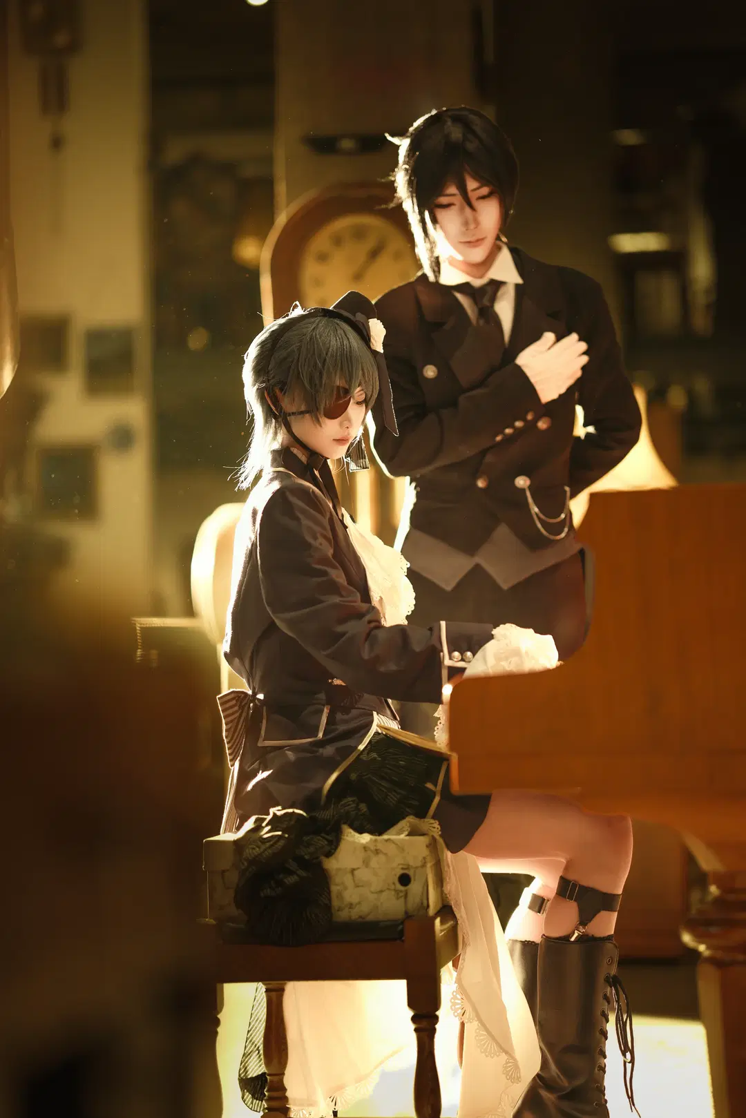 【夏尔cos】黑执事双人复古摄影打卡西洋记 - 悄悄喝东方树叶📸 - 第4张
