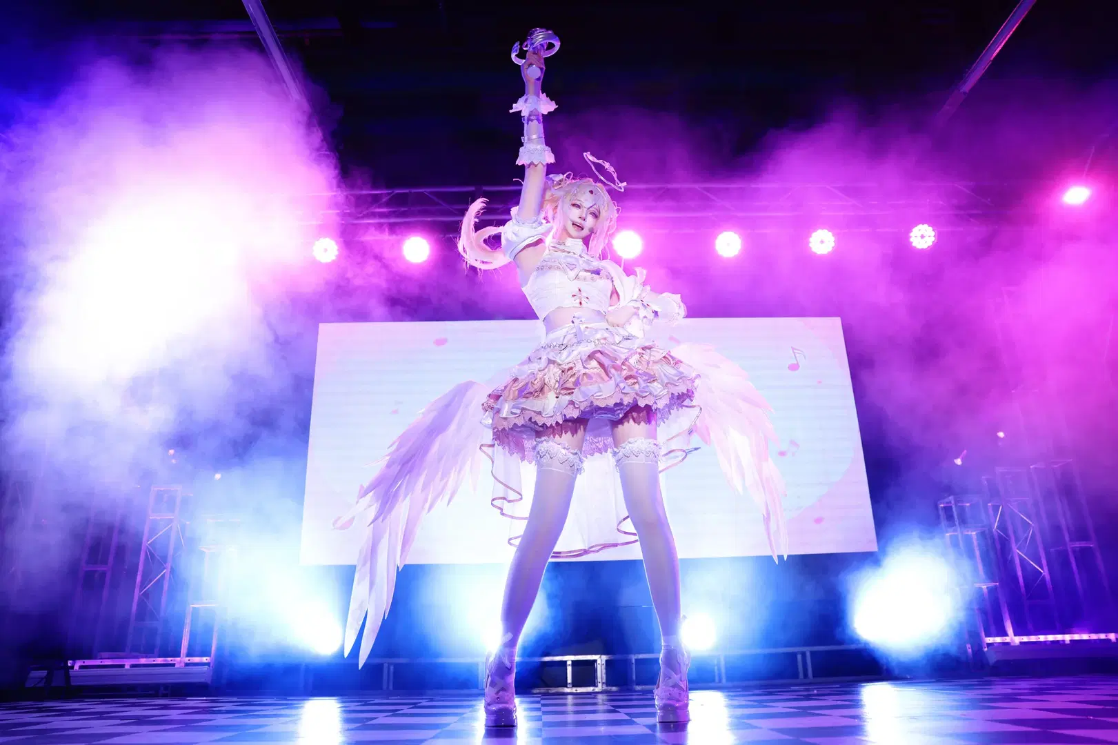 【法露兒cos】無期迷途天使偶像的舞臺高光時刻 - 悄悄喝东方树叶📸 - 第3張