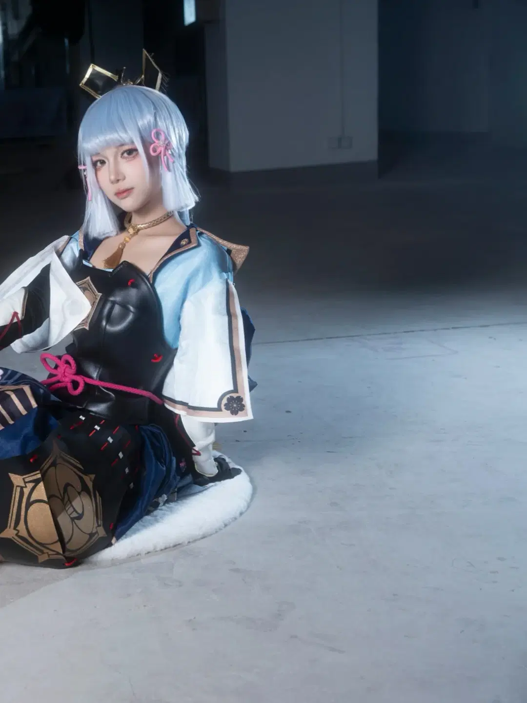 【Kamisato Ayaka cosplay】Genshin Impact Japanese-style photoshoot: Studio Backstage Shooting Record by 砂糖独享 - Image 2