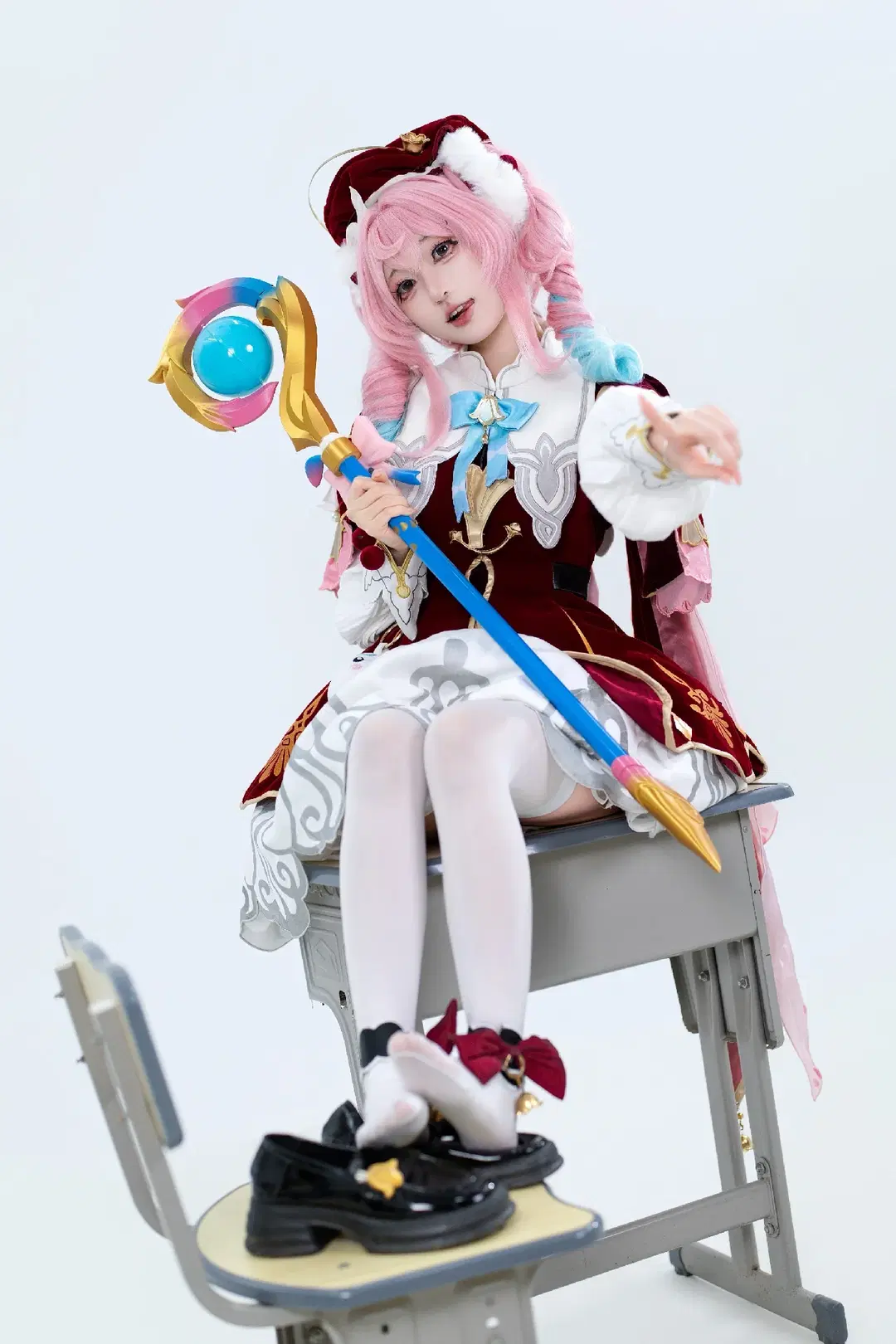 崩壊：スターレイル, 二次元コスプレ, ヒアシンシア コスプレ, 魔法の杖, ストッキング