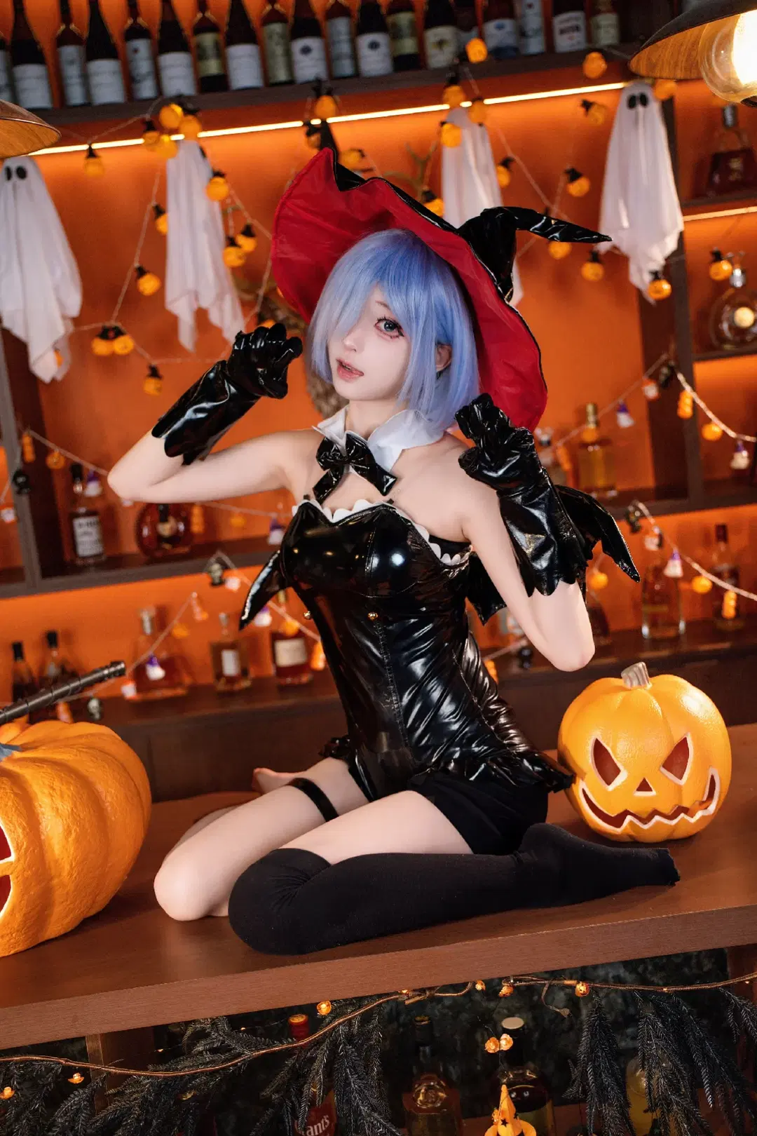 【蕾姆cos】万圣节化身小恶魔女巫 - 糟糕炒饭 - 第3张