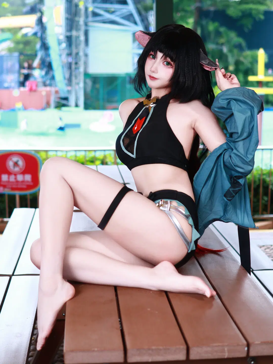 【ジェーン・ドゥコスプレ】『ゼンレスゾーンゼロ』夏のリゾートコーデ：長隆水上楽園の撮影ダイアリー
