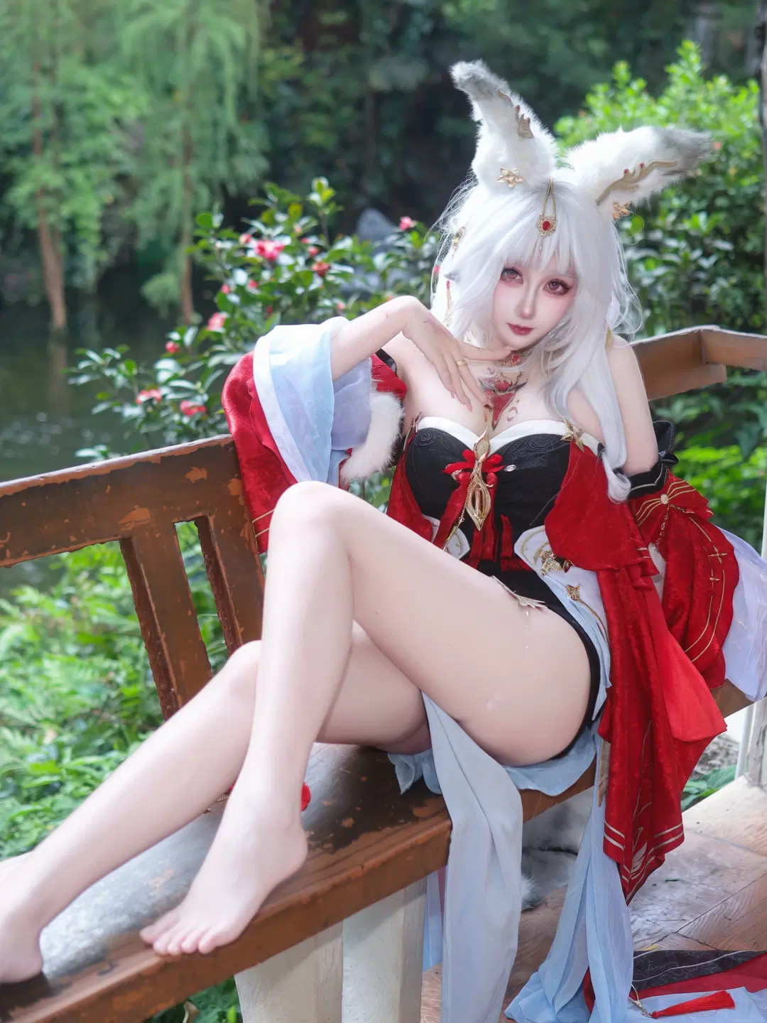 【心月狐cos】户外林间的红色魅影 - NEKO不是小小鹿 - 第2张