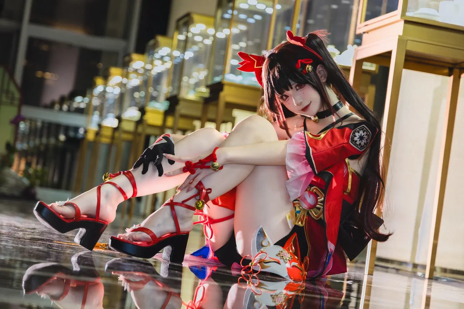【花火cos】崩坏星穹铁道，红黑金交织的狡黠少女