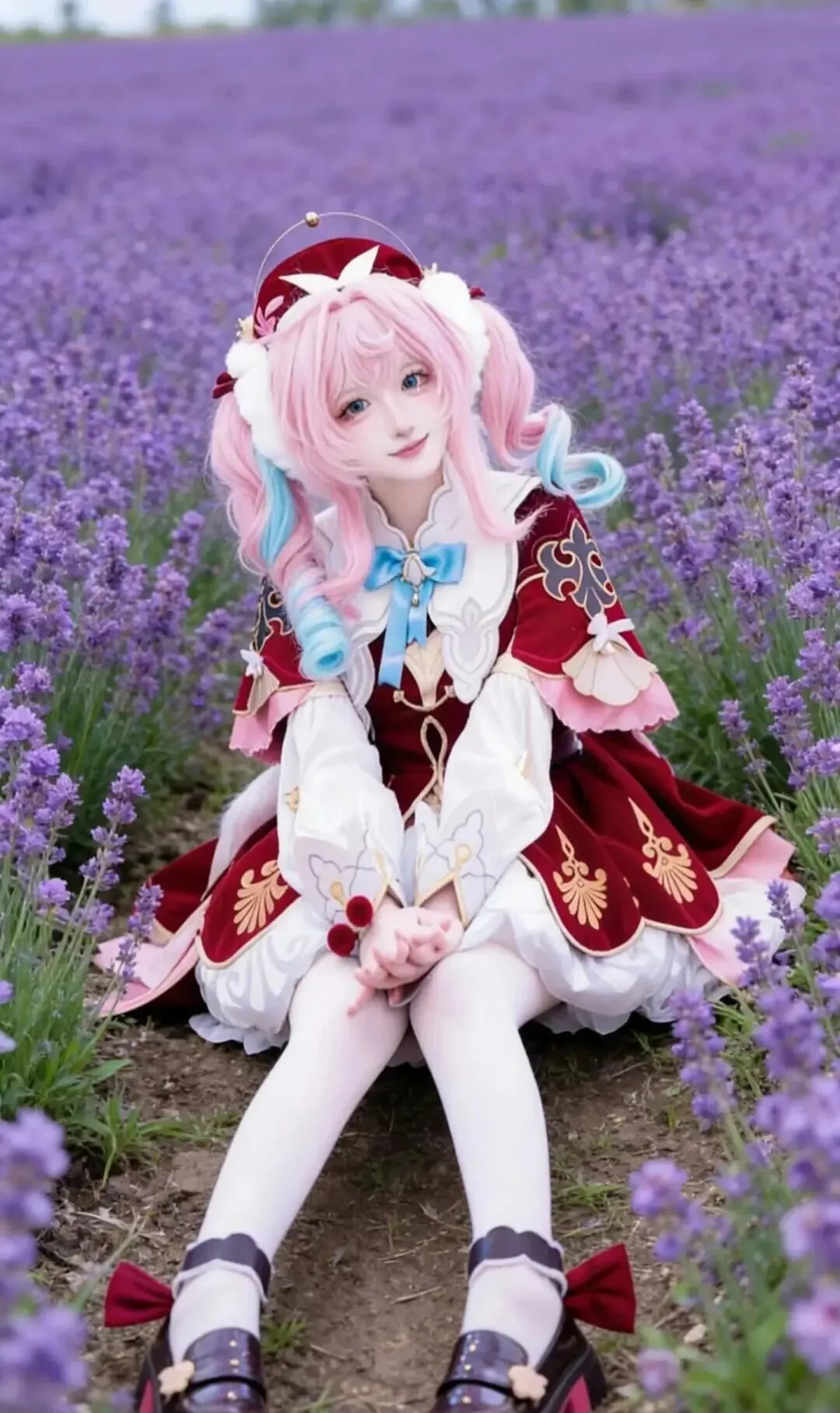 【风堇cos】崩坏星穹铁道在薰衣草田里的梦幻还原 - 小彭《星穹铁道》 - 第3张