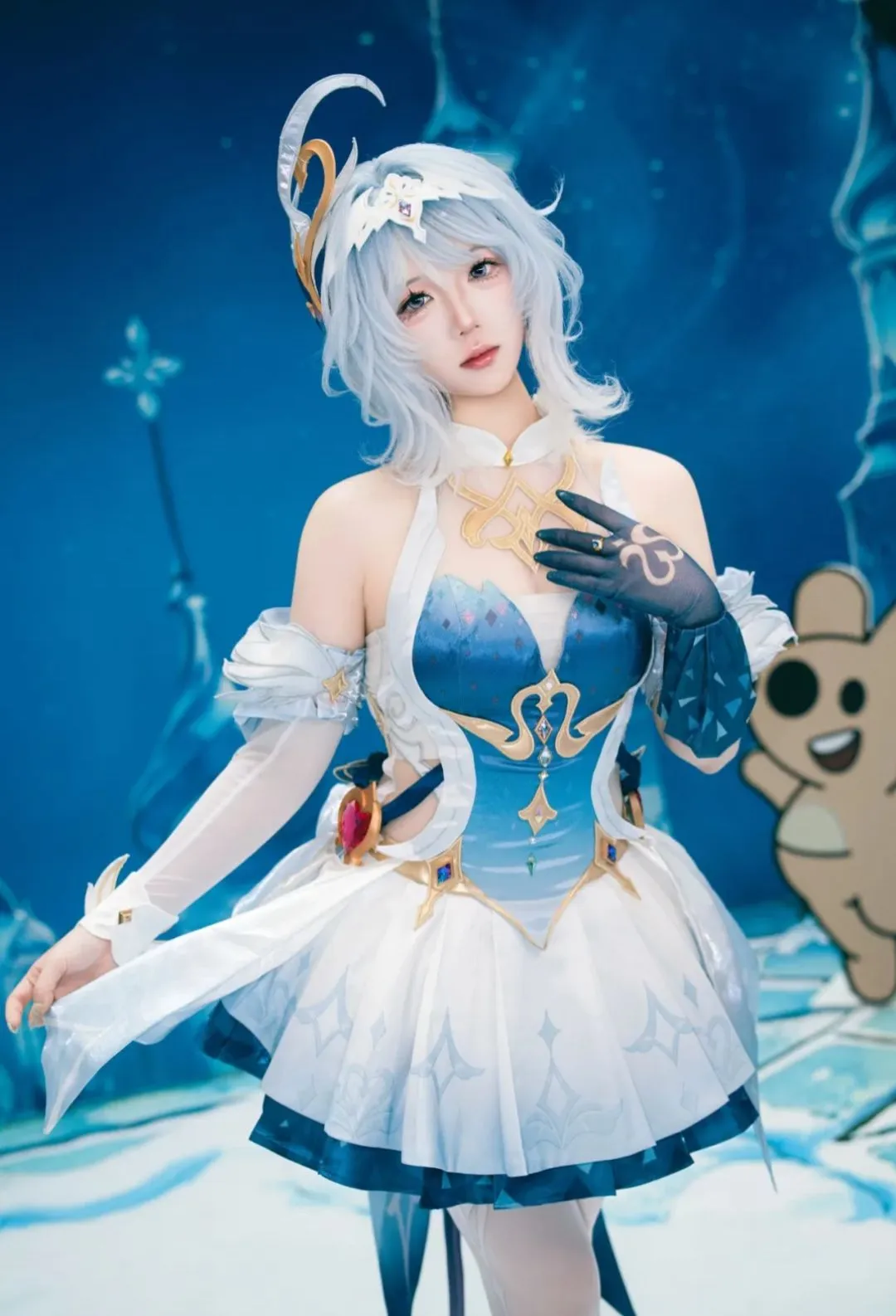 [Odette cosplay] Genshin Impact: Detailed Chronicle Behind the Frost and Snow Setting by 小彭《星穹铁道》 - Image 4