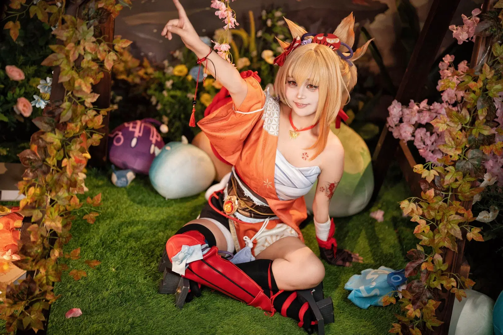 【宵宫cos】点燃星星烟花，化身英雄形态 - 米游妙妙屋COSPLAY - 第3张