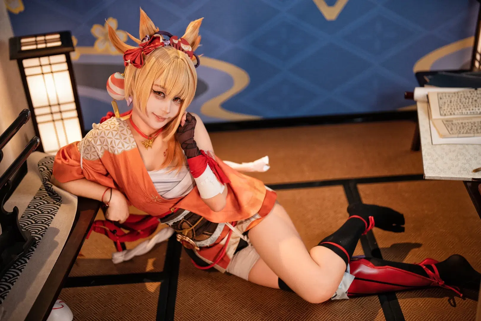 【宵宫cos】点燃星星烟花，化身英雄形态 - 米游妙妙屋COSPLAY - 第5张