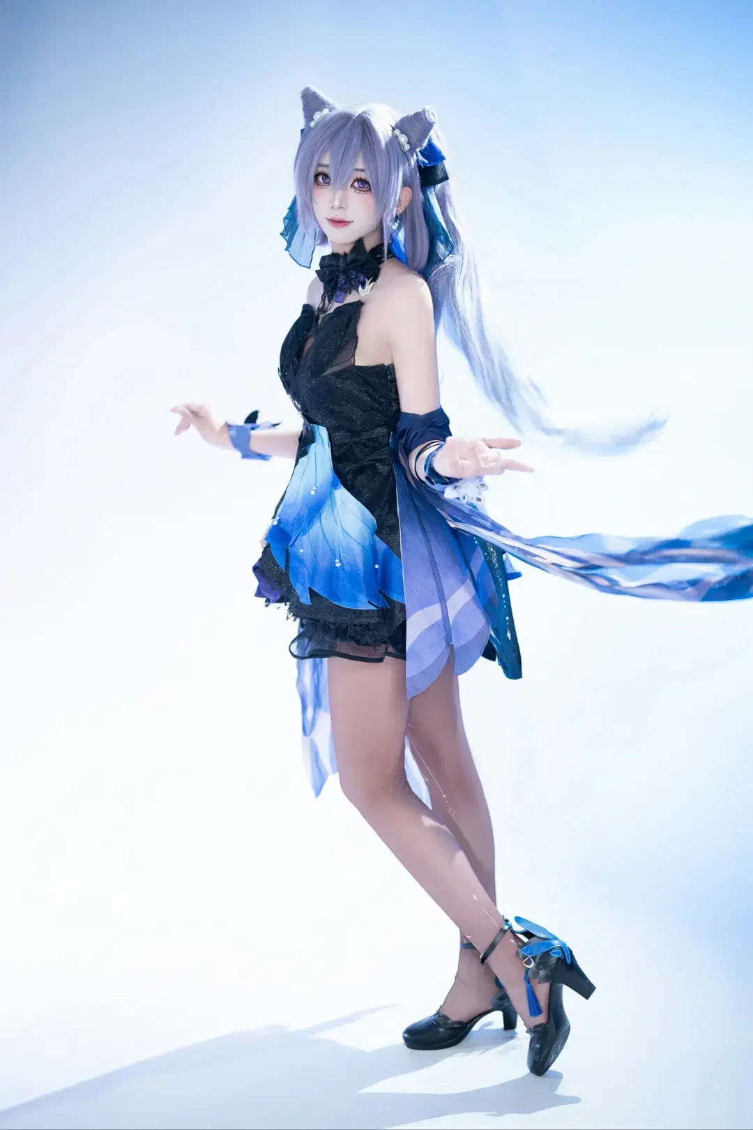 【刻晴cos】原神里的玉衡星，展现雷厉风行的飒爽瞬间 - Meteor - 第5张