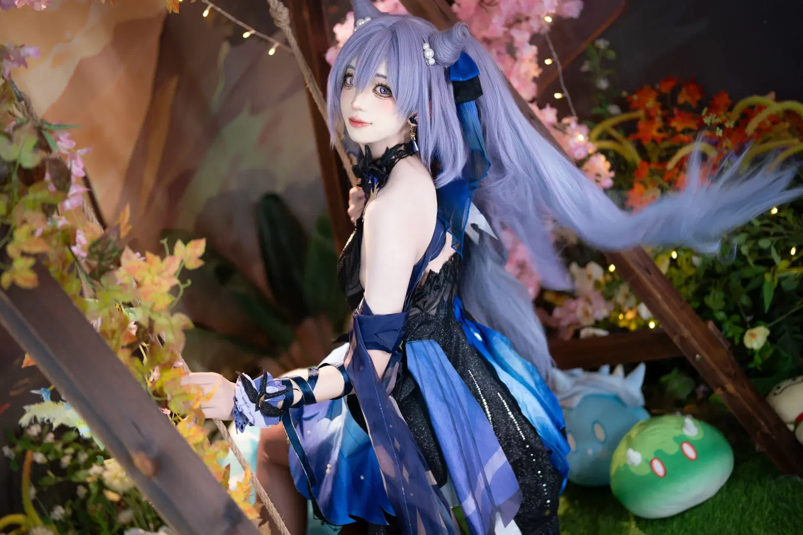 【刻晴cos】原神里的玉衡星，展现雷厉风行的飒爽瞬间 - Meteor - 第6张