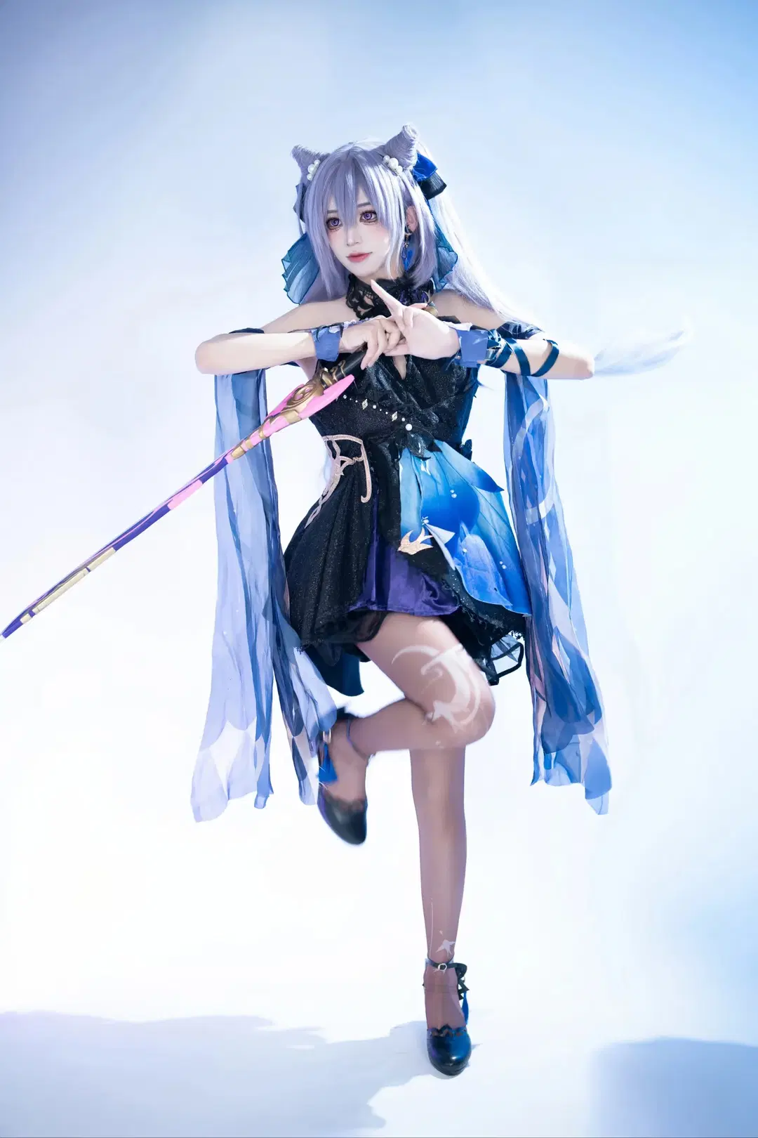 【刻晴cos】原神里的玉衡星，展现雷厉风行的飒爽瞬间 - Meteor - 第7张