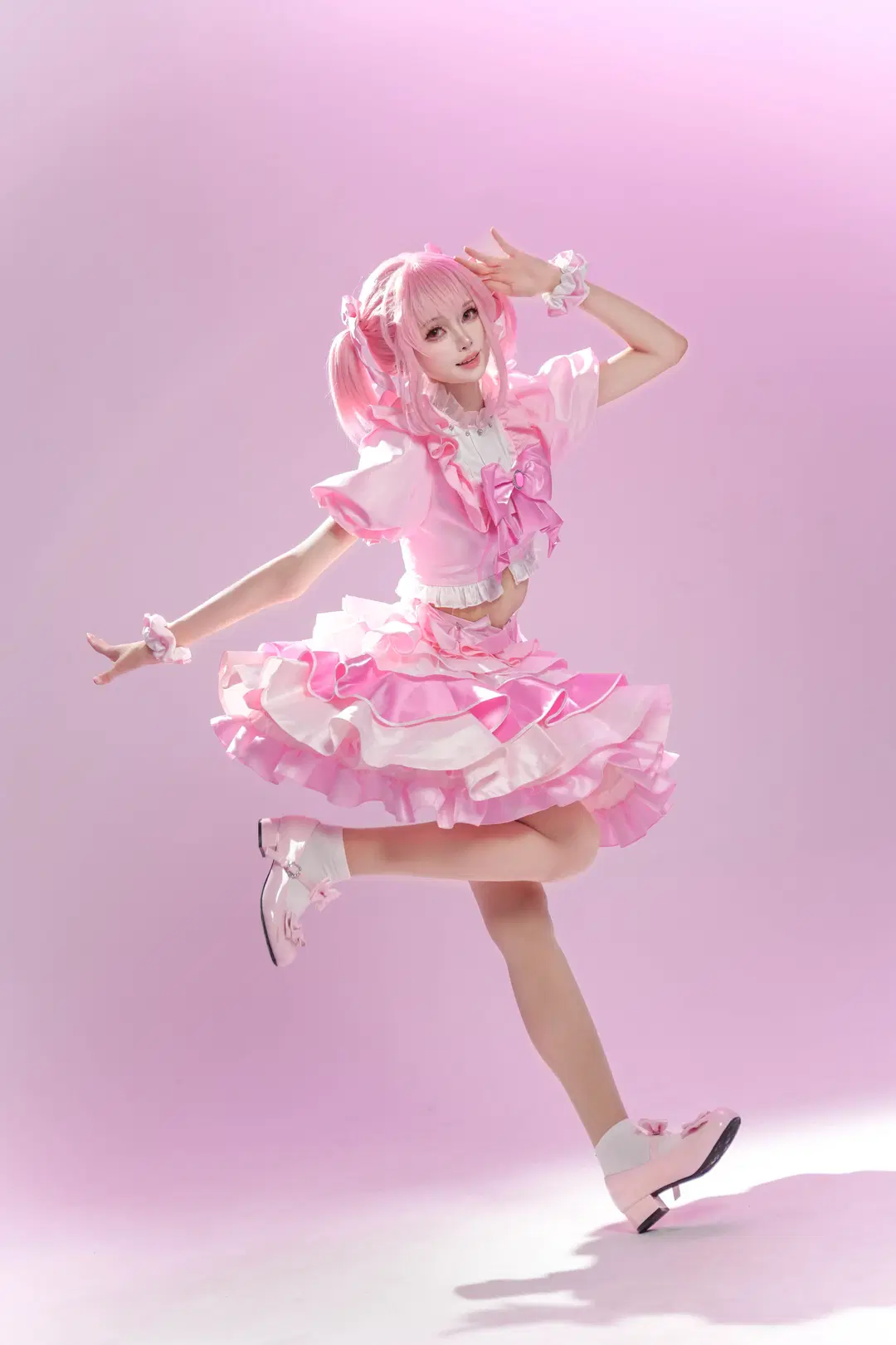 二次元摄影, 鹿目圆cos, 魔法少女小圆, 打歌服cos, 魔圆