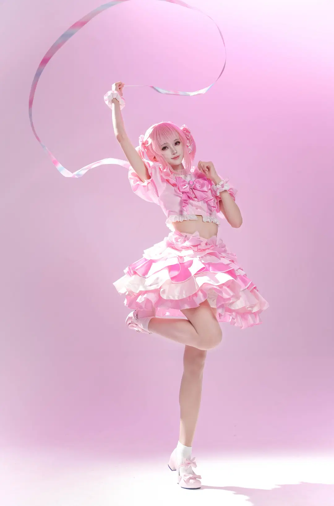 【鹿目圆cos】魔法少女小圆打歌服，活力满满的动态全记录 - 时雨 - 第2张