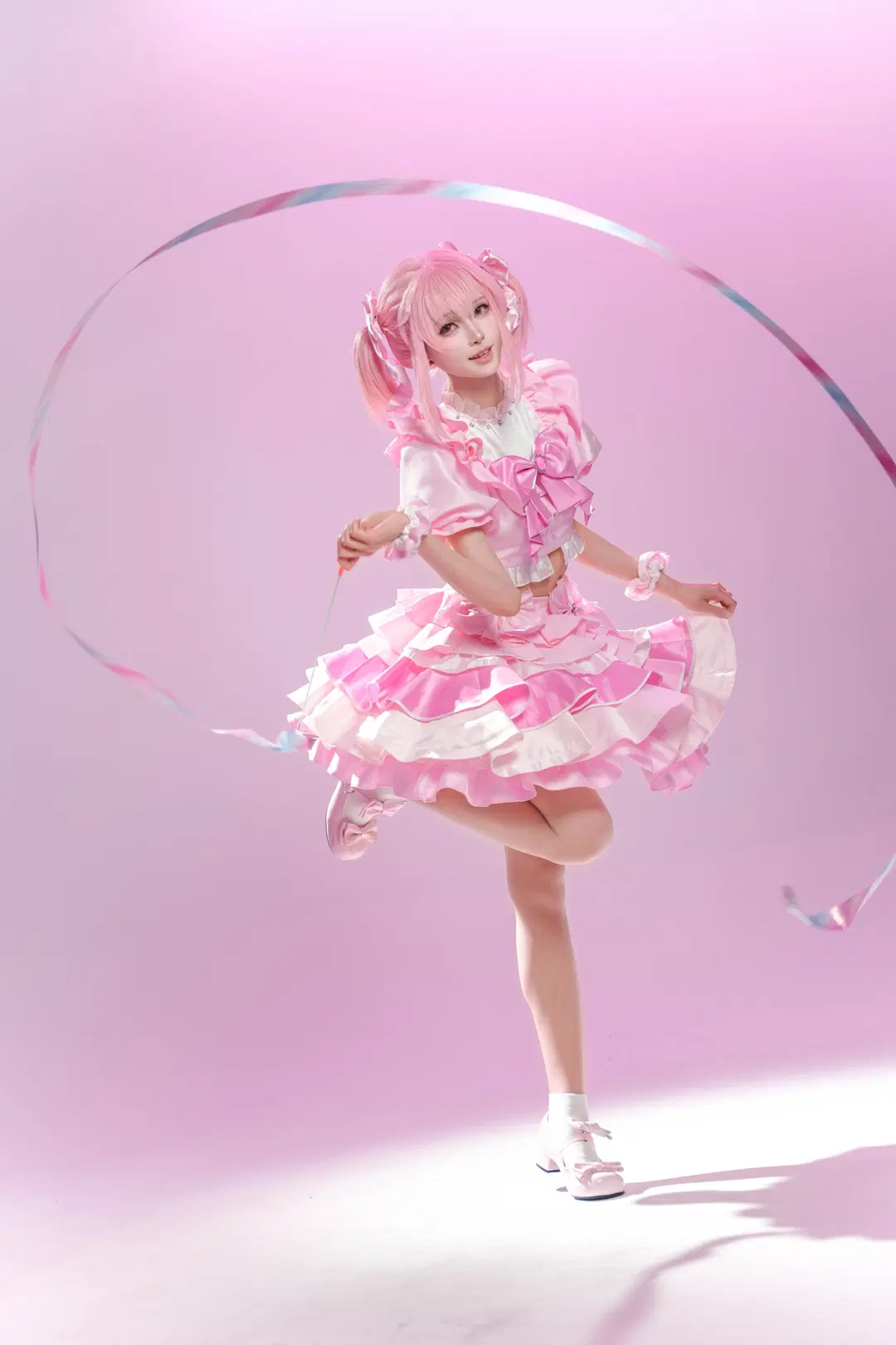 【鹿目圆cos】魔法少女小圆打歌服，活力满满的动态全记录 - 时雨 - 第3张