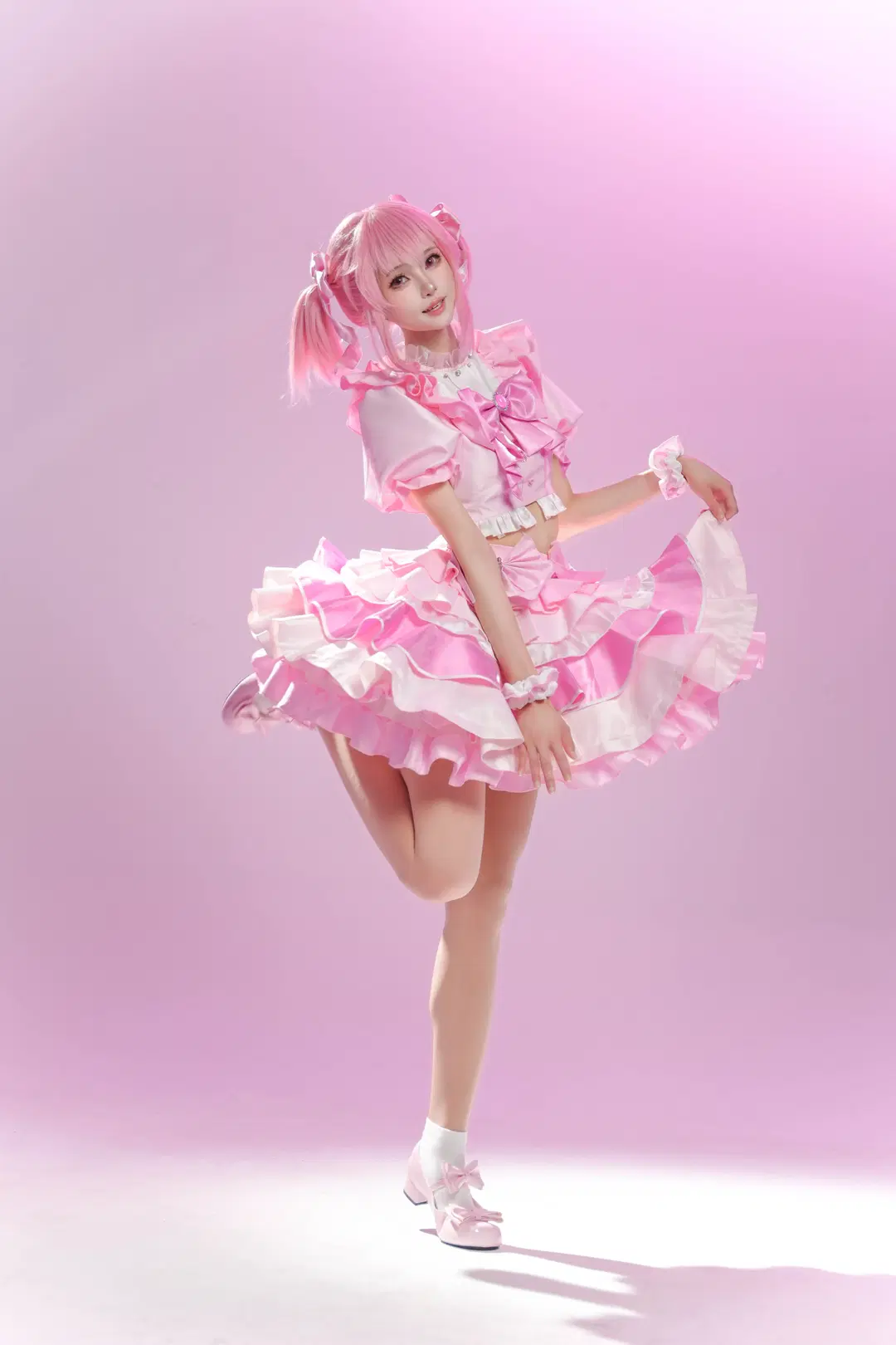 【鹿目圆cos】魔法少女小圆打歌服，活力满满的动态全记录 - 时雨 - 第4张