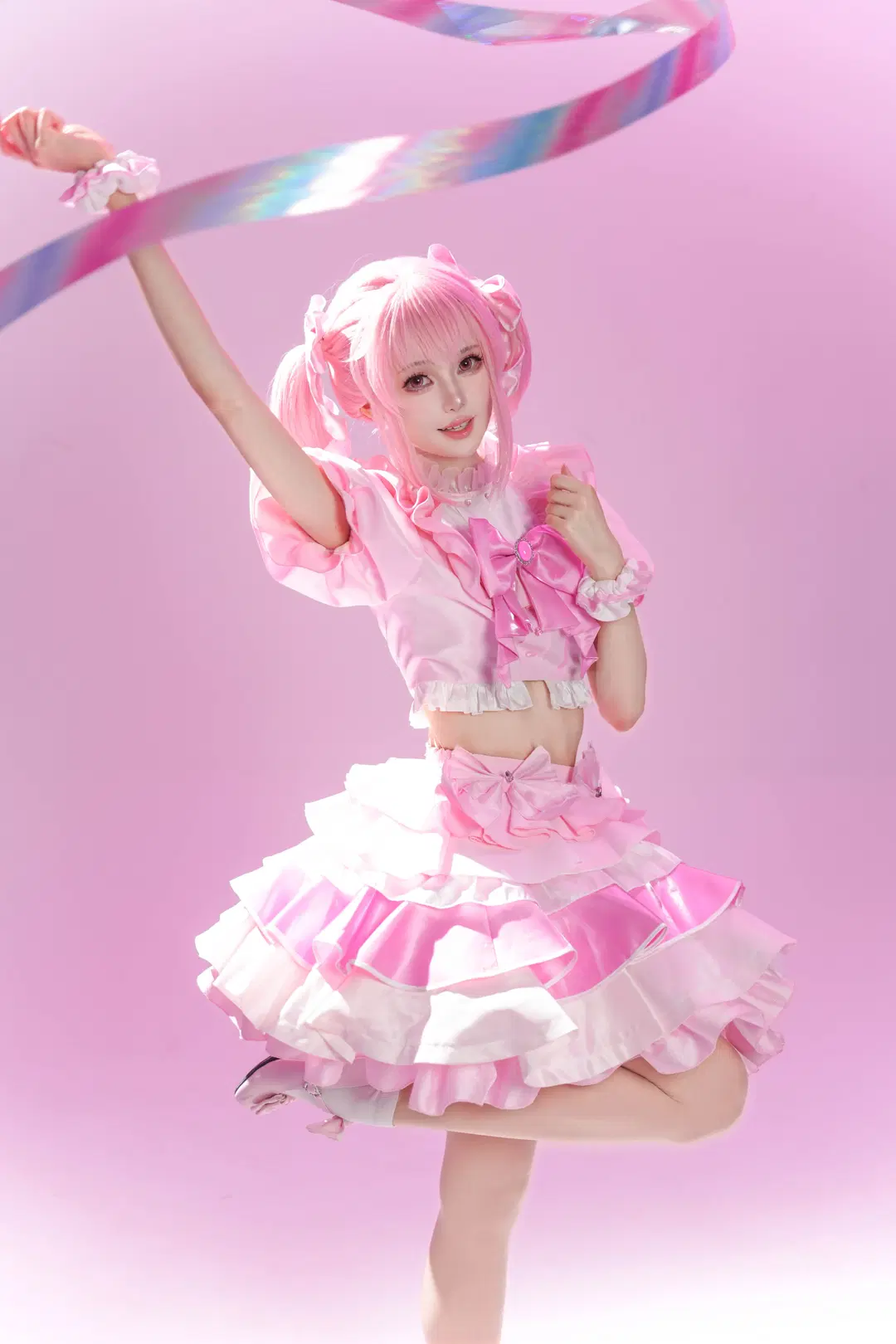 【鹿目圆cos】魔法少女小圆打歌服，活力满满的动态全记录 - 时雨 - 第6张