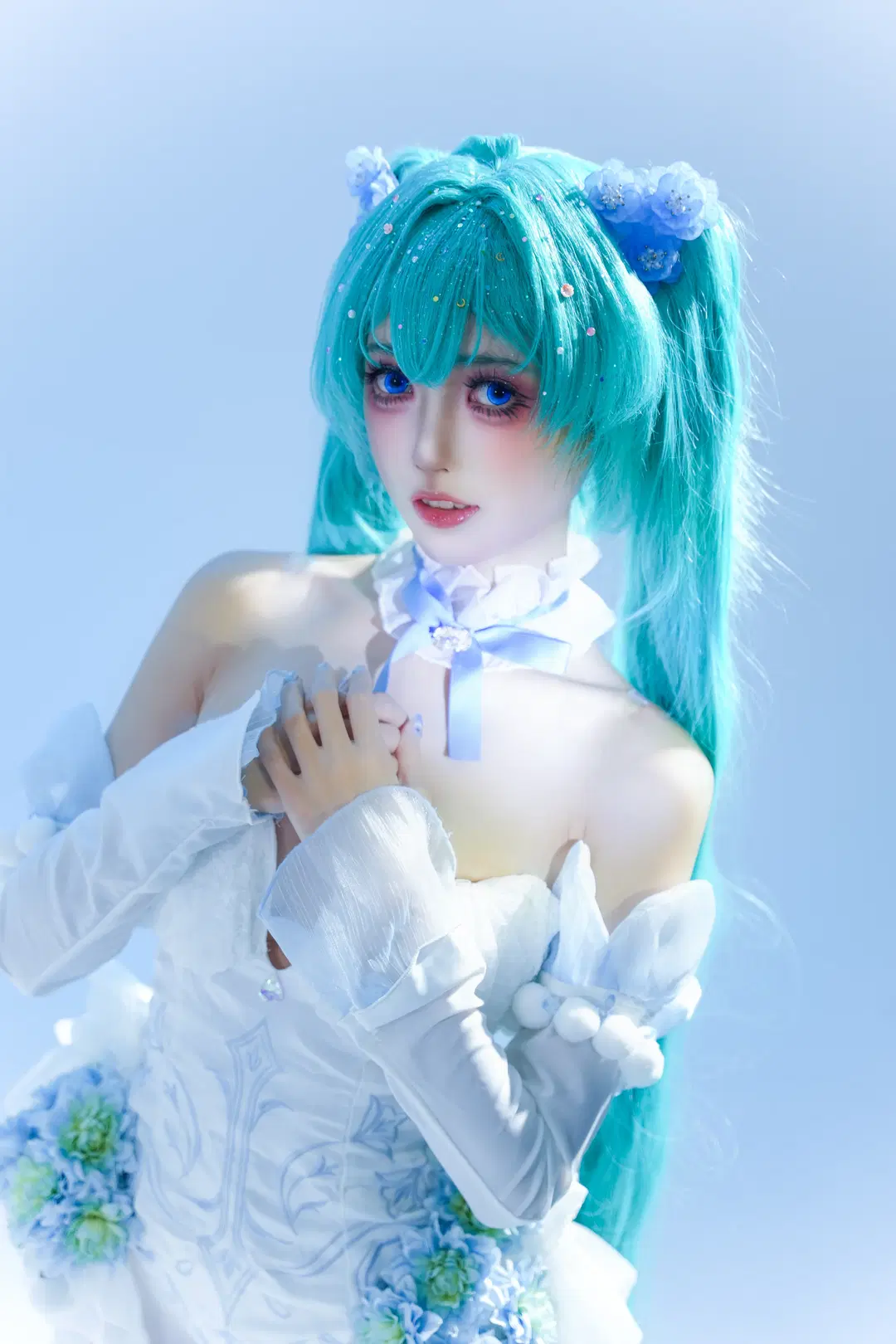 【初音未来cos】粉蝶花精灵的梦幻舞台感 - 时雨 - 第11张