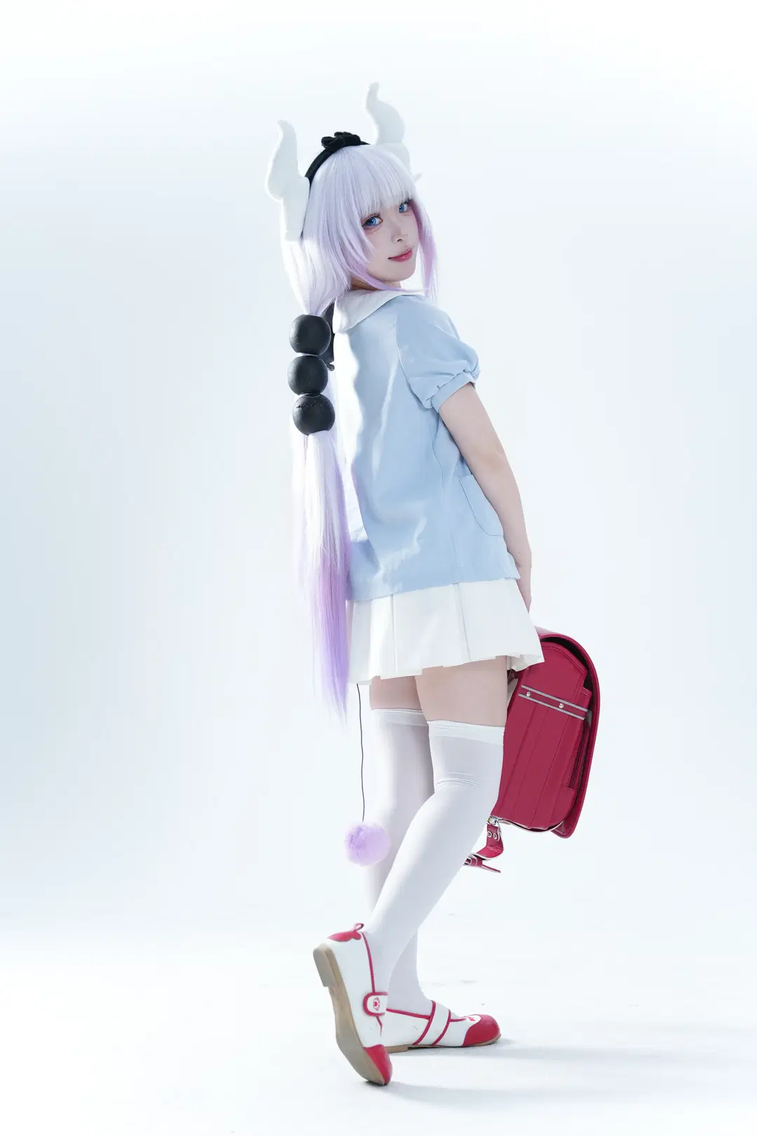 【康娜cos】小林家的女仆康娜今天有在好好上课 - 时雨 - 第7张