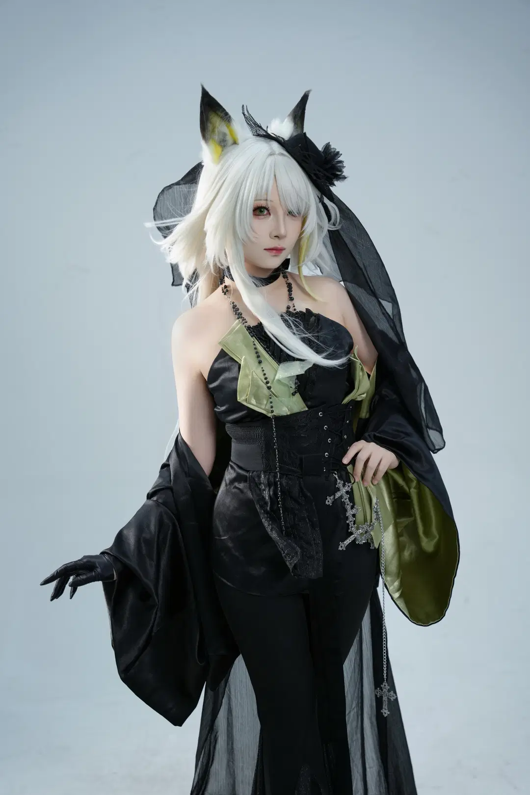 【ケルシー コスプレ】アークナイツをテーマにしたスタジオ撮影ポーズ参考 - 时雨 - 3枚目