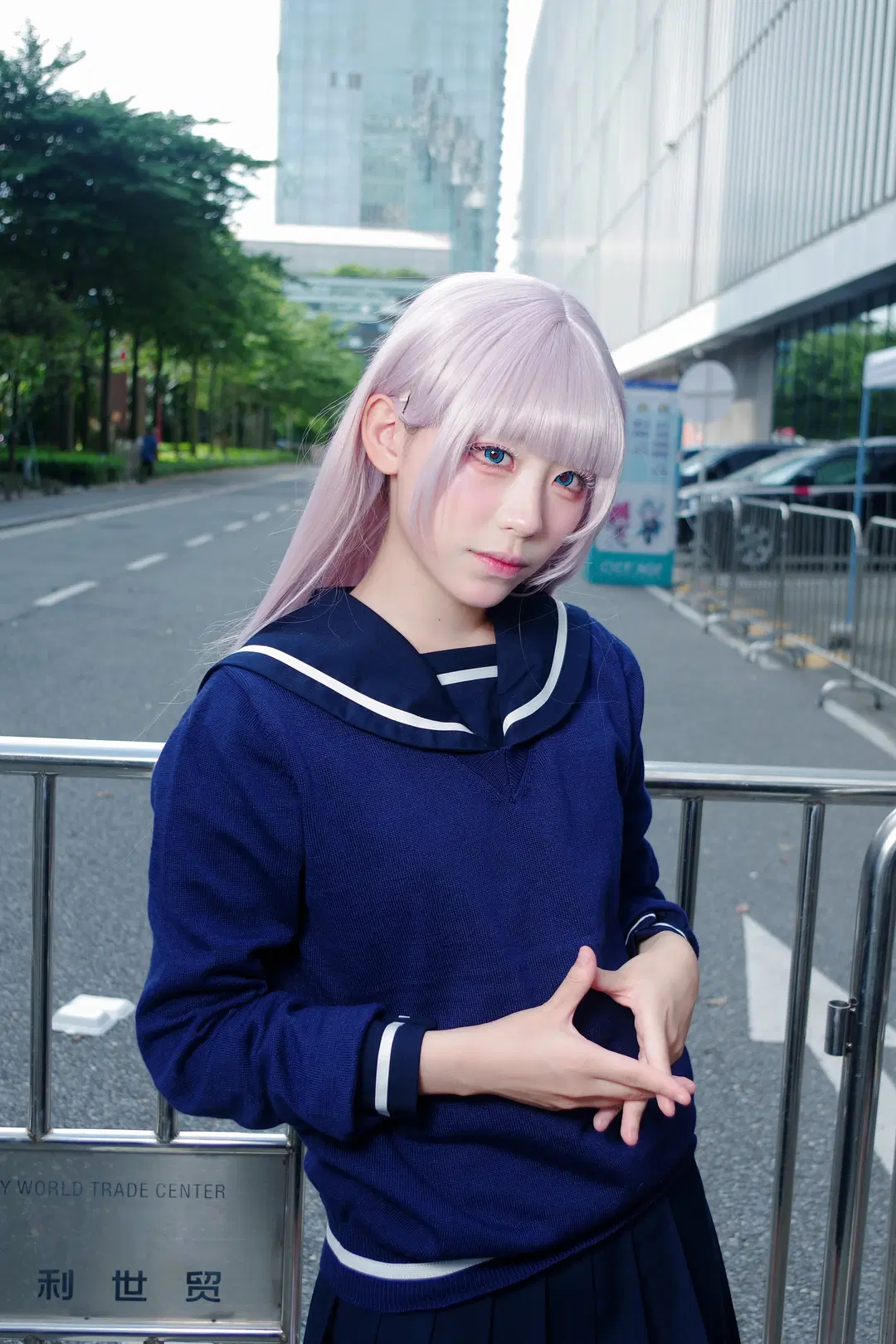 七草ナズナコスプレ 『よふかしのうた』セーラー服少女のクールとギャップ - 空鱼瓶 - 2枚目