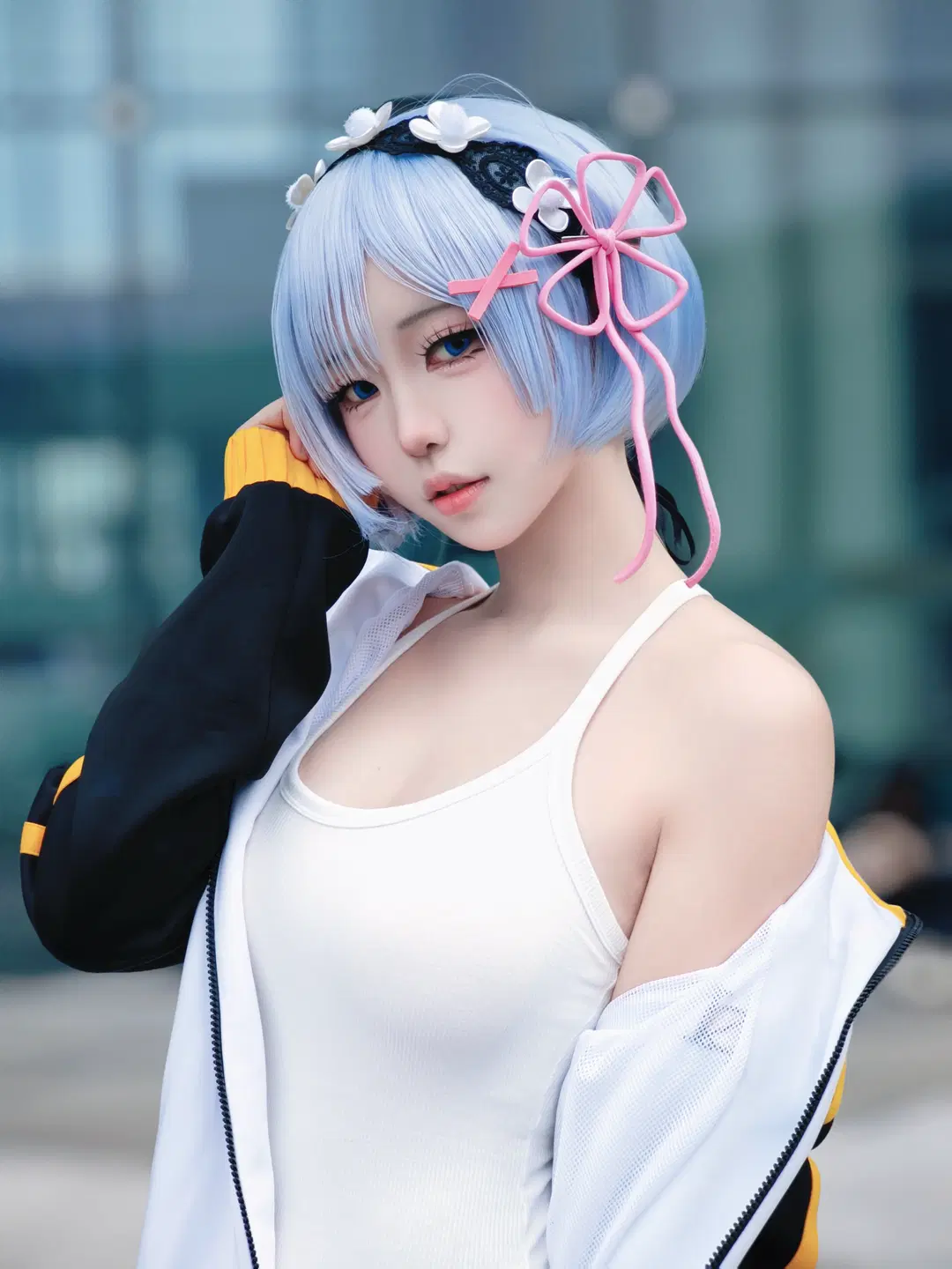 漫展返图, 从零开始的异世界生活, 蕾姆cos, 蓝发少女, 高p致歉