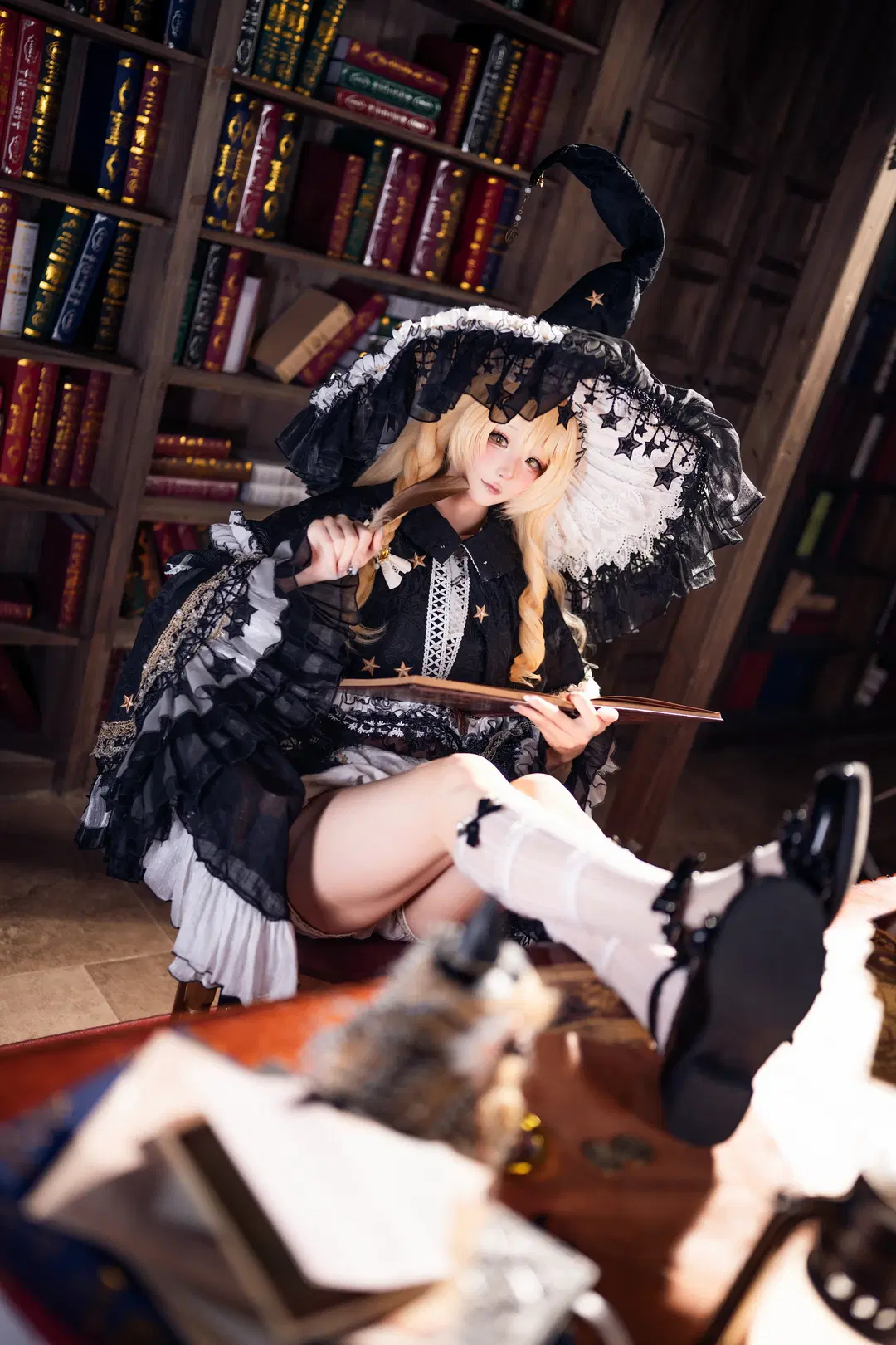 【雾雨魔理沙cos】东方project的魔法使书房静谧时光 - 次元、歌姬 - 第6张