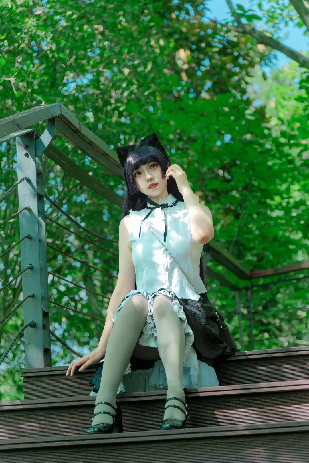 五更琉璃cos, 猫耳少女, 我的妹妹不可能这么可爱, 森林写真, 丝袜cos