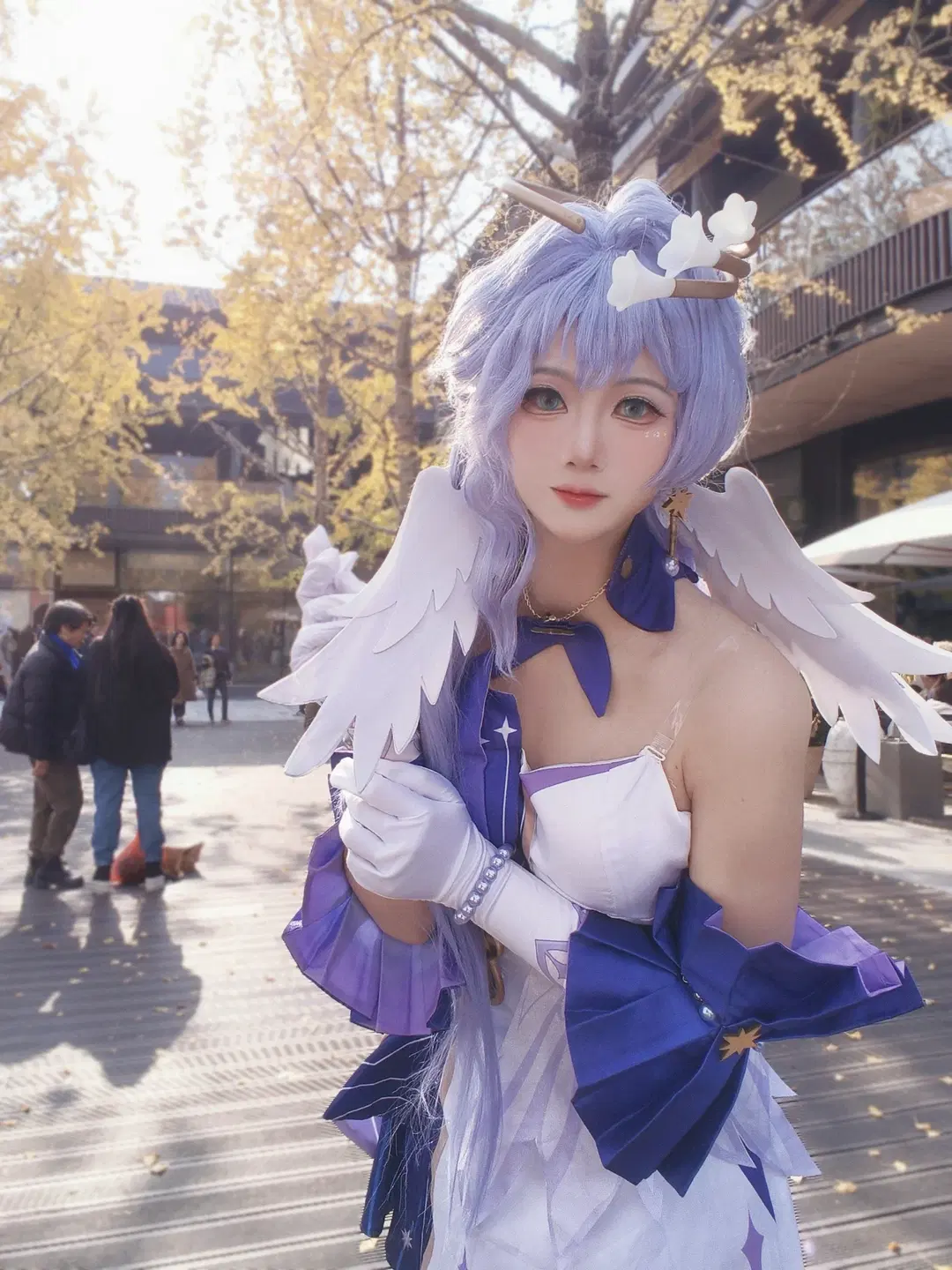【知更鸟cos】崩坏星穹铁道秋日银杏下的展翅小鸟 - 是樱桃不是桃桃 - 第4张