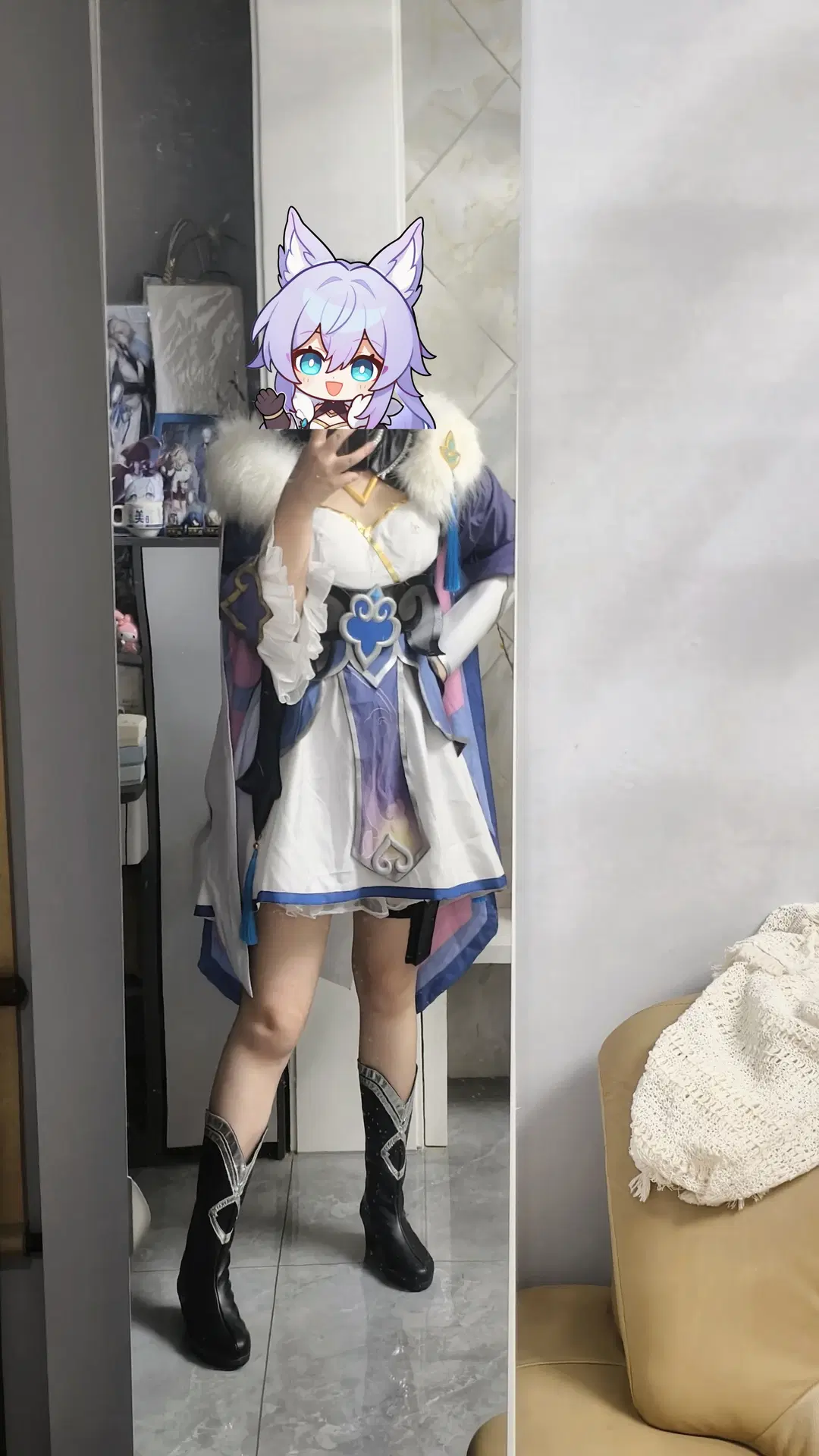 【白珩cos】崩坏星穹铁道试衣记录，细节拉满