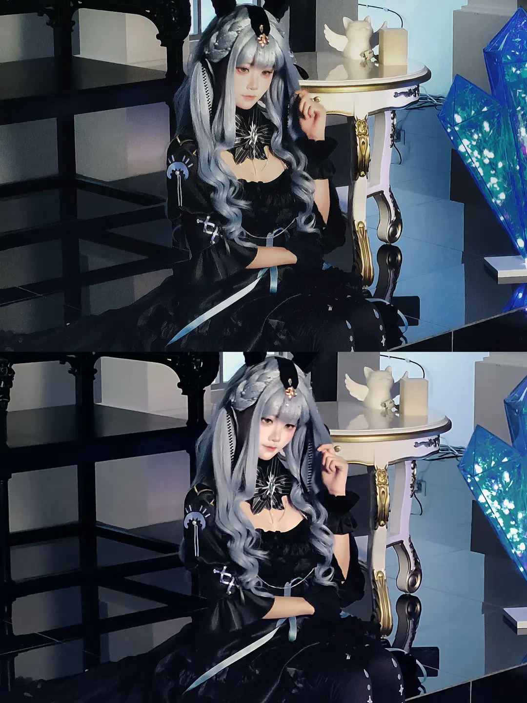 【丰川祥子cos】bangdream暗黑哥特风正片花絮调色记录 - lov3eeanxxx - 第3张