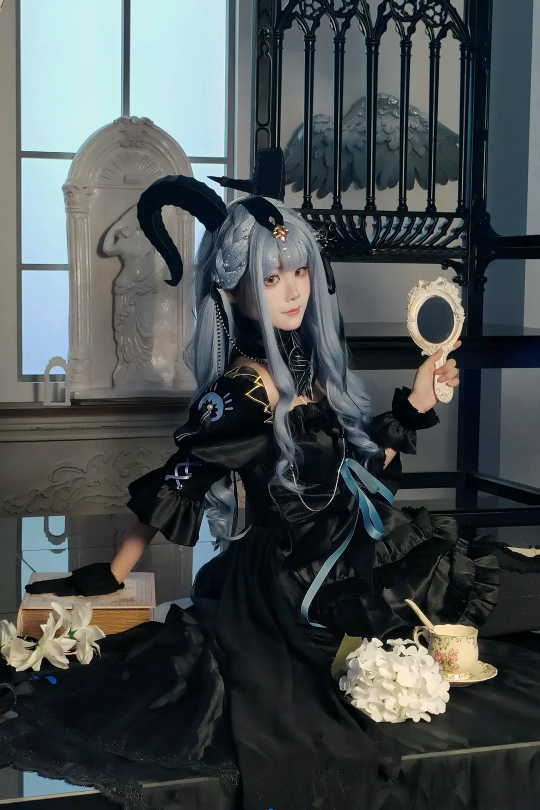 丰川祥子cos, 哥特风, bangdream, avemujica, 丝袜