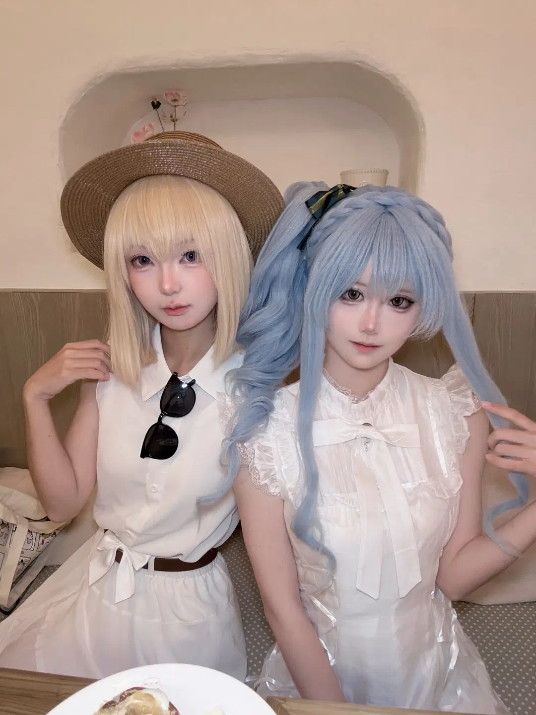丰川祥子cos, 三角初华cos, 夏日cosplay, 初祥, BanG Dream! Ave Mujica