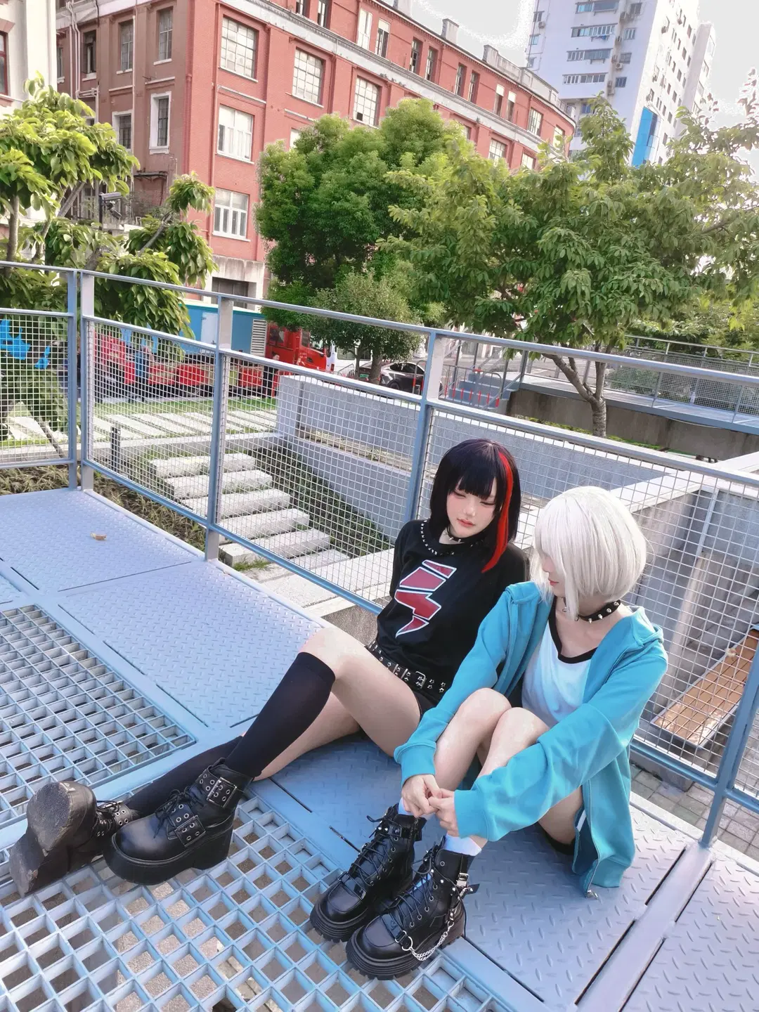 【美竹蘭cos】Afterglow雙人街頭外景記錄 - lov3eeanxxx - 第3張