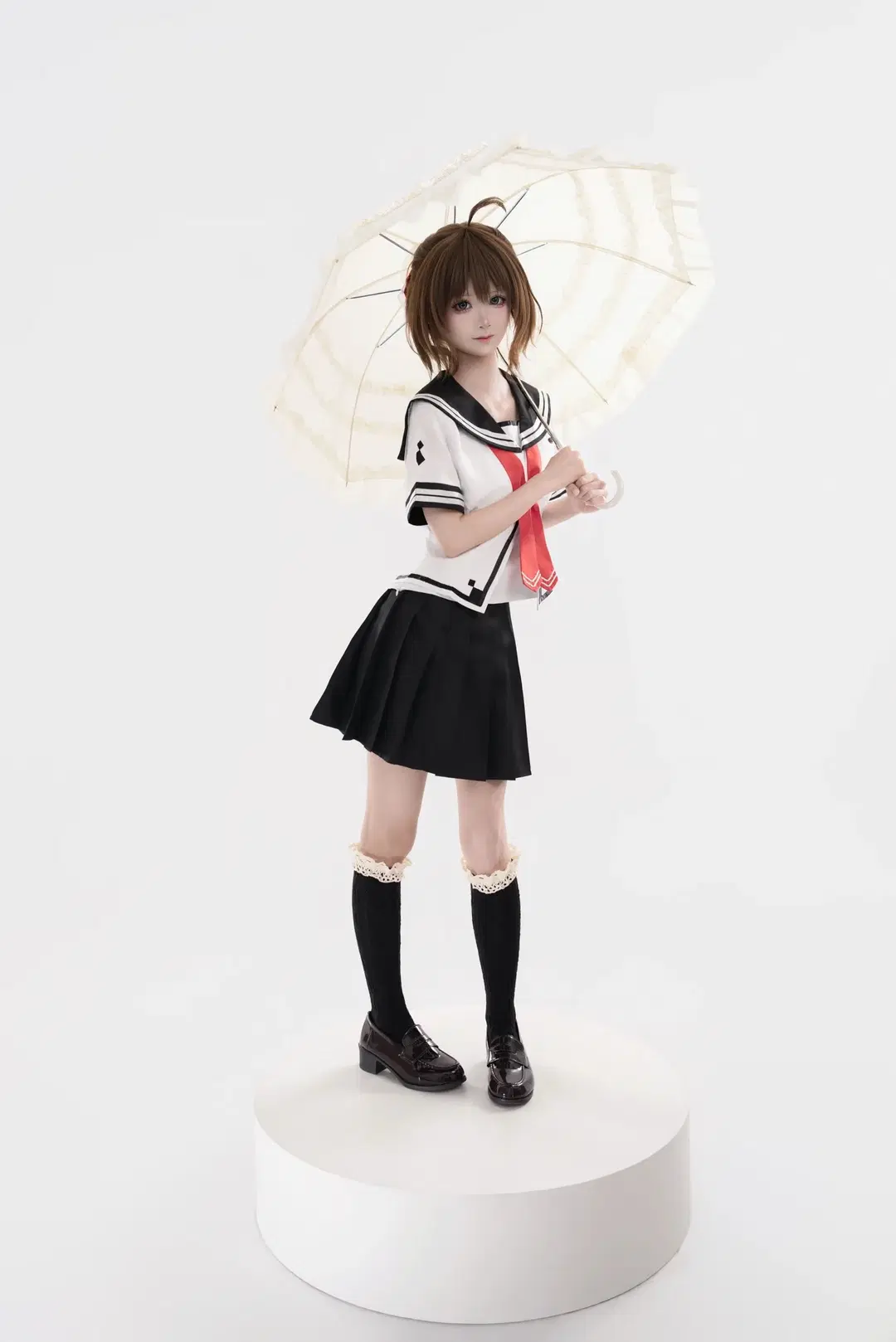【水无月萤cos】天津罪里的经典水手服造型 - lov3eeanxxx - 第4张