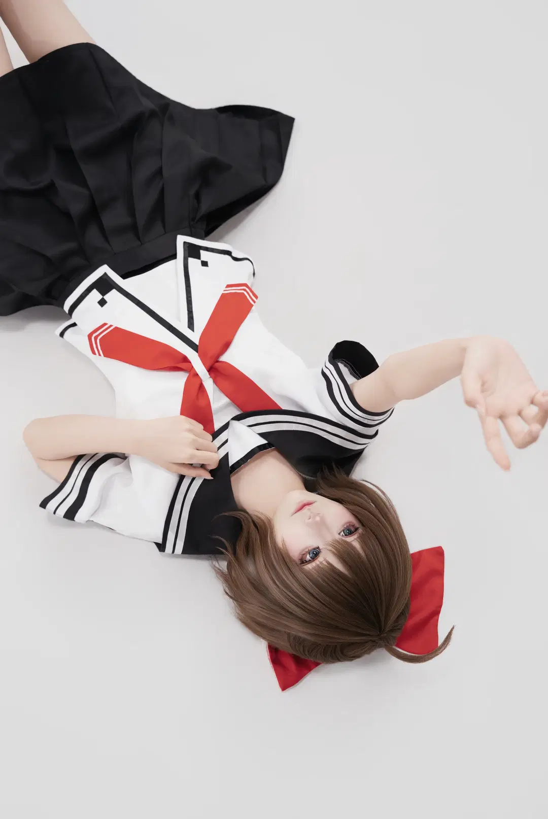 【水无月萤cos】天津罪里的经典水手服造型 - lov3eeanxxx - 第5张